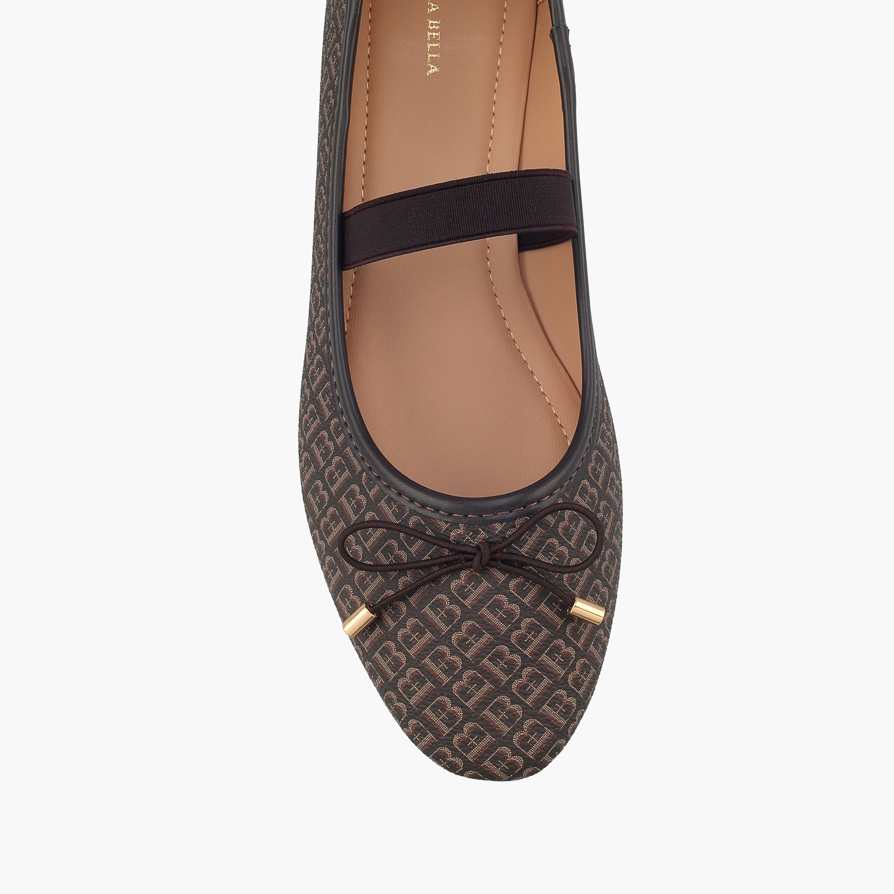 حذاء باليرينا بحزام مطاطي للنساء من فلورا بيلا-women-shoes-ballerinas-image-9