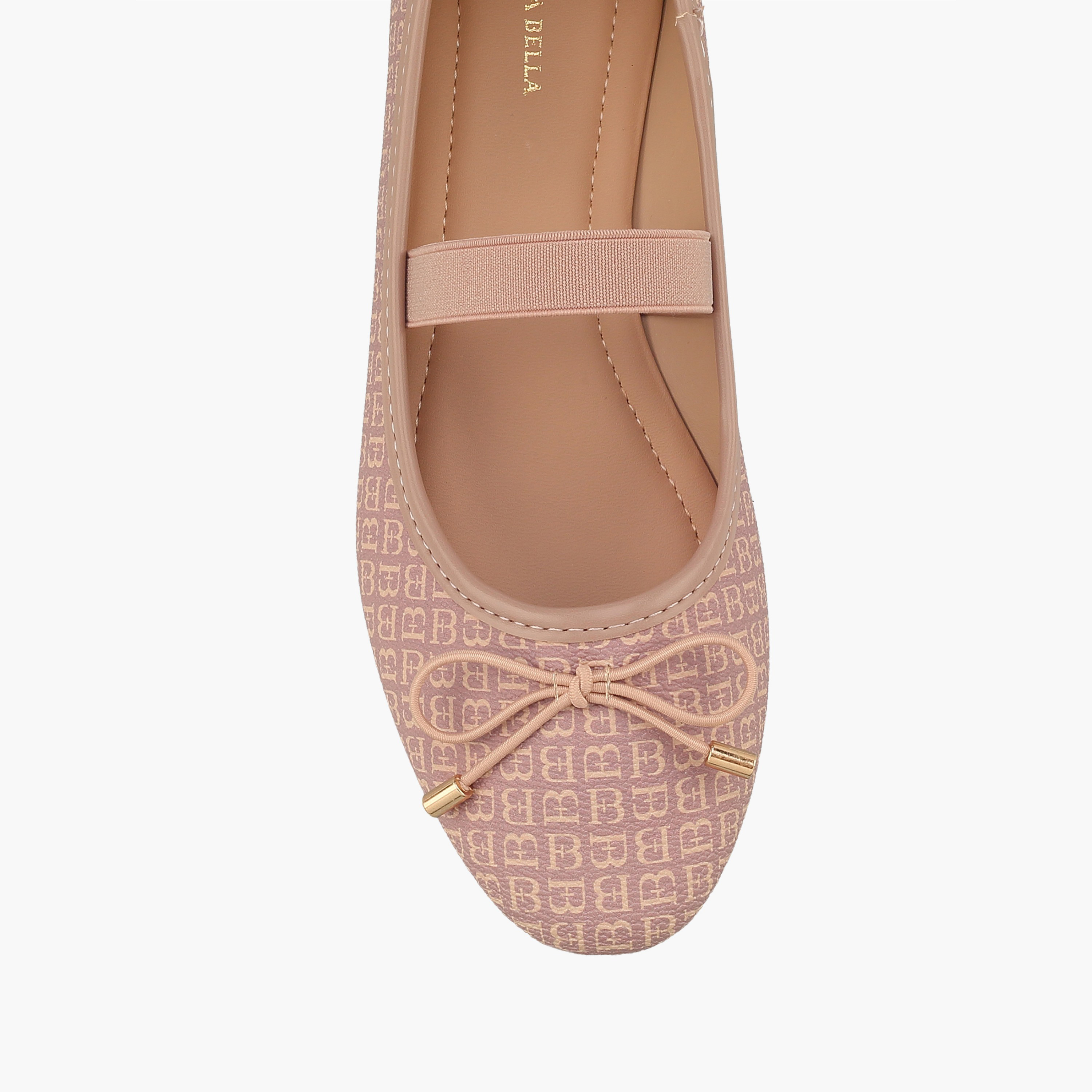 حذاء باليرينا بحزام مطاطي للنساء من فلورا بيلا-women-shoes-ballerinas-image-4