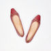 Celeste Women's Textured Ballerina Shoes with Chain Link Detail-Women%27s Ballerinas-thumbnail-1