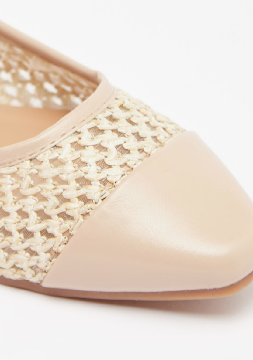 Celeste Women's Square Toe Slip-On Ballerina Shoes-Women%27s Ballerinas-image-4
