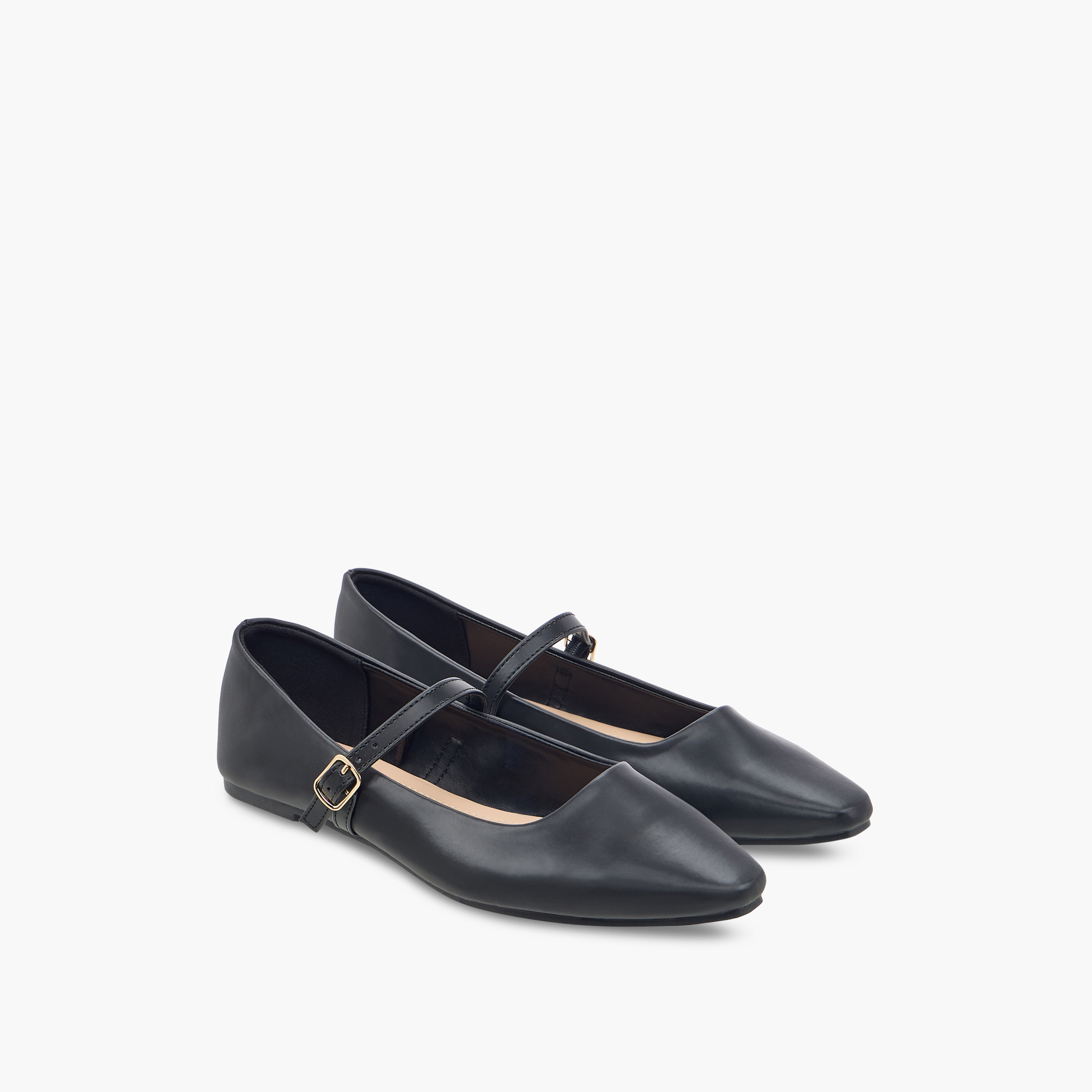 حذاء باليرينا سادة بإبزيم إغلاق من فلورا بيلا-women-shoes-ballerinas-image-1