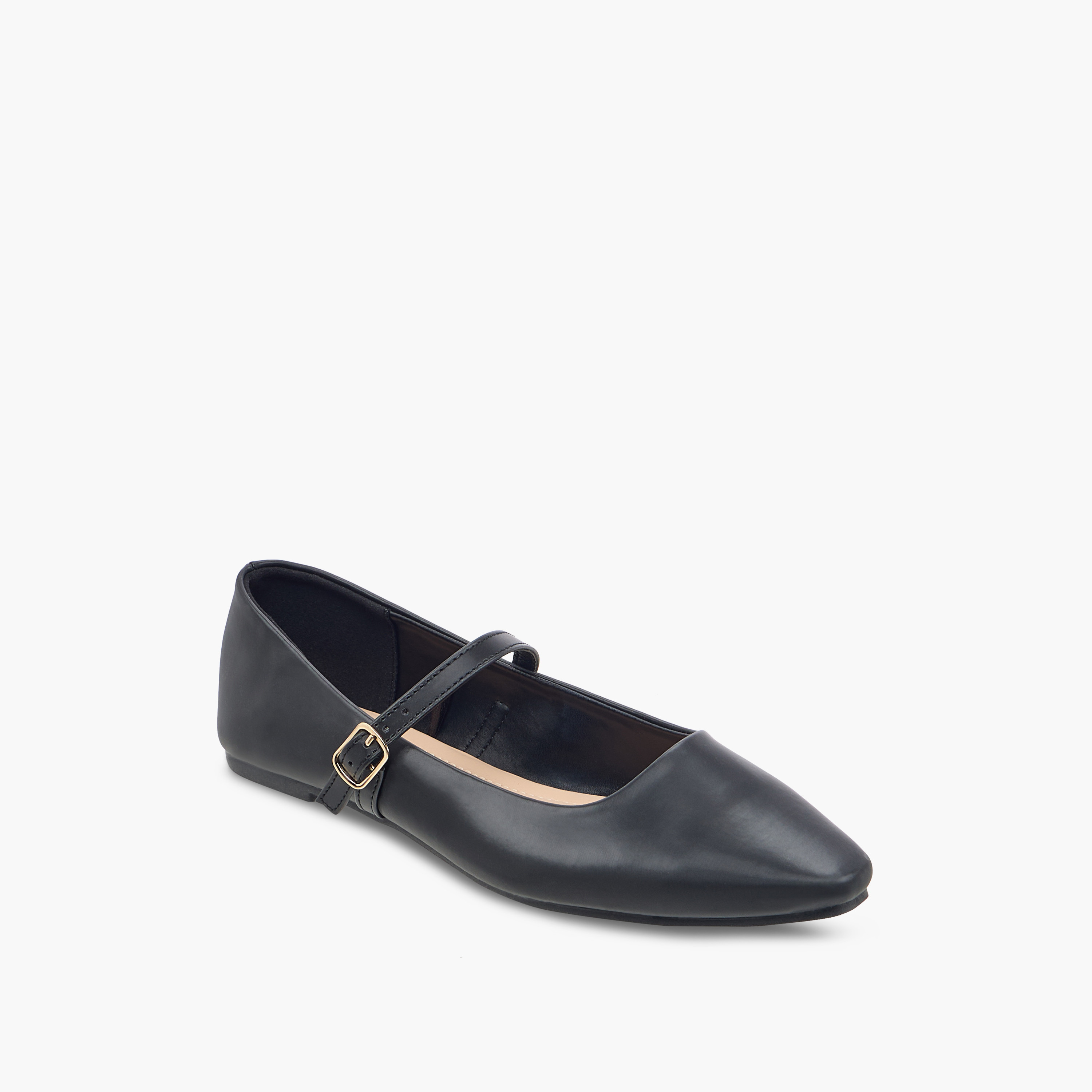 حذاء باليرينا سادة بإبزيم إغلاق من فلورا بيلا-women-shoes-ballerinas-image-2