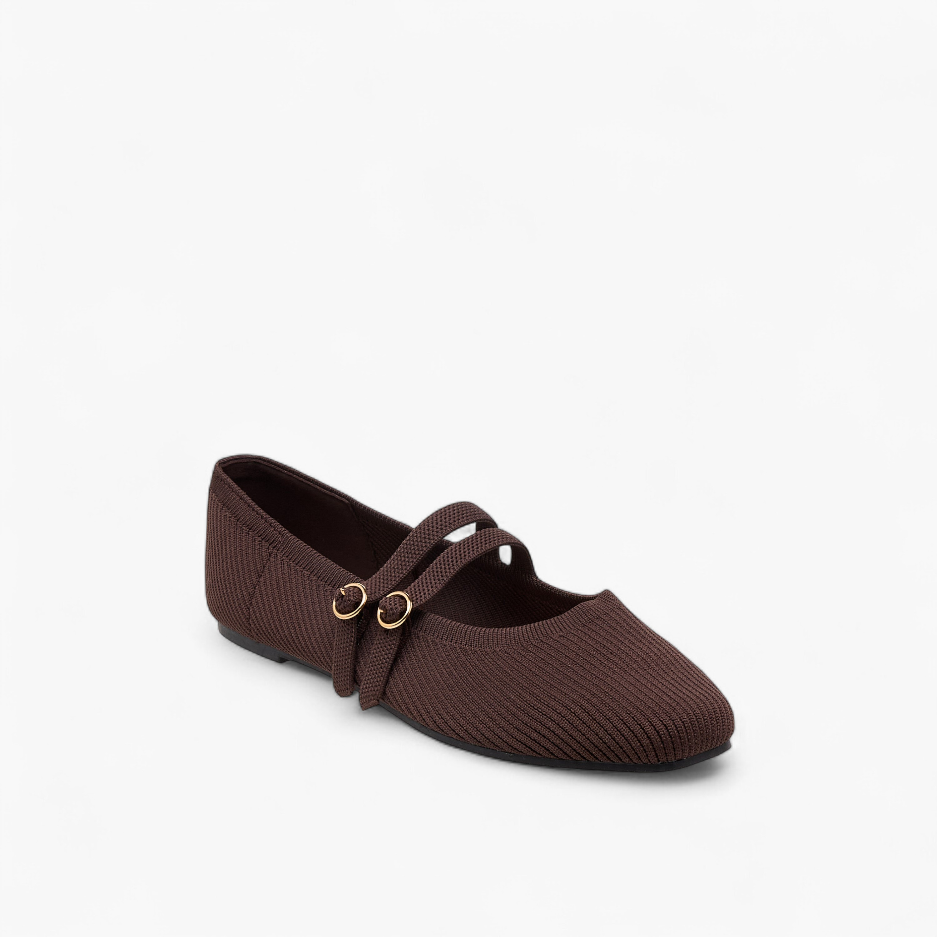 حذاء باليرينا بارز الملمس بإبزيم إغلاق من فلورا بيلا-women-shoes-ballerinas-image-2