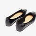 Celeste Women's Square Toe Slip-On Ballerina Shoes with Bow Accent-Women%27s Ballerinas-thumbnail-2