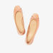 Celeste Women's Square Toe Slip-On Ballerina Shoes with Bow Accent-Women%27s Ballerinas-thumbnailMobile-1