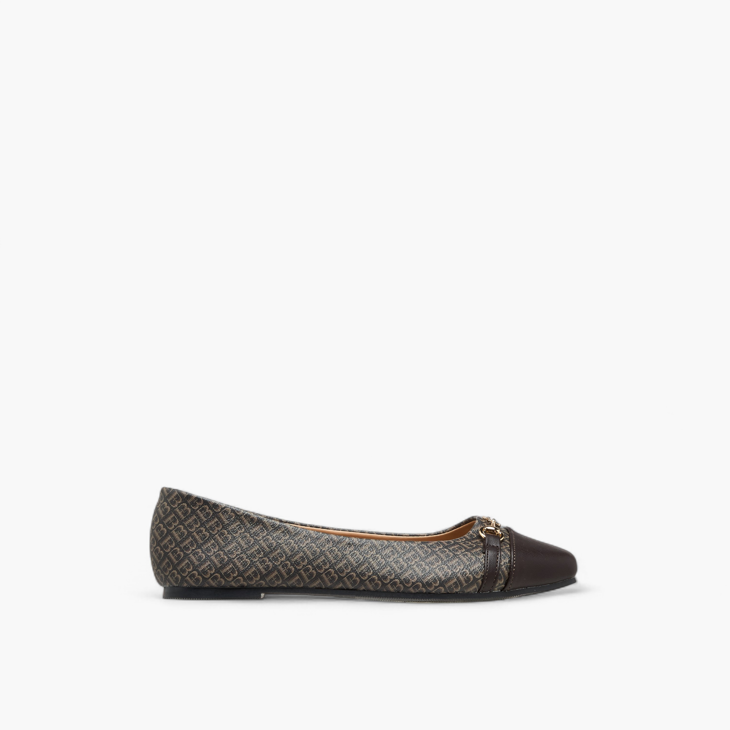 Flora Bella Monogram Print Slip-On Ballerina Shoes-women-shoes-ballerinas-image-3