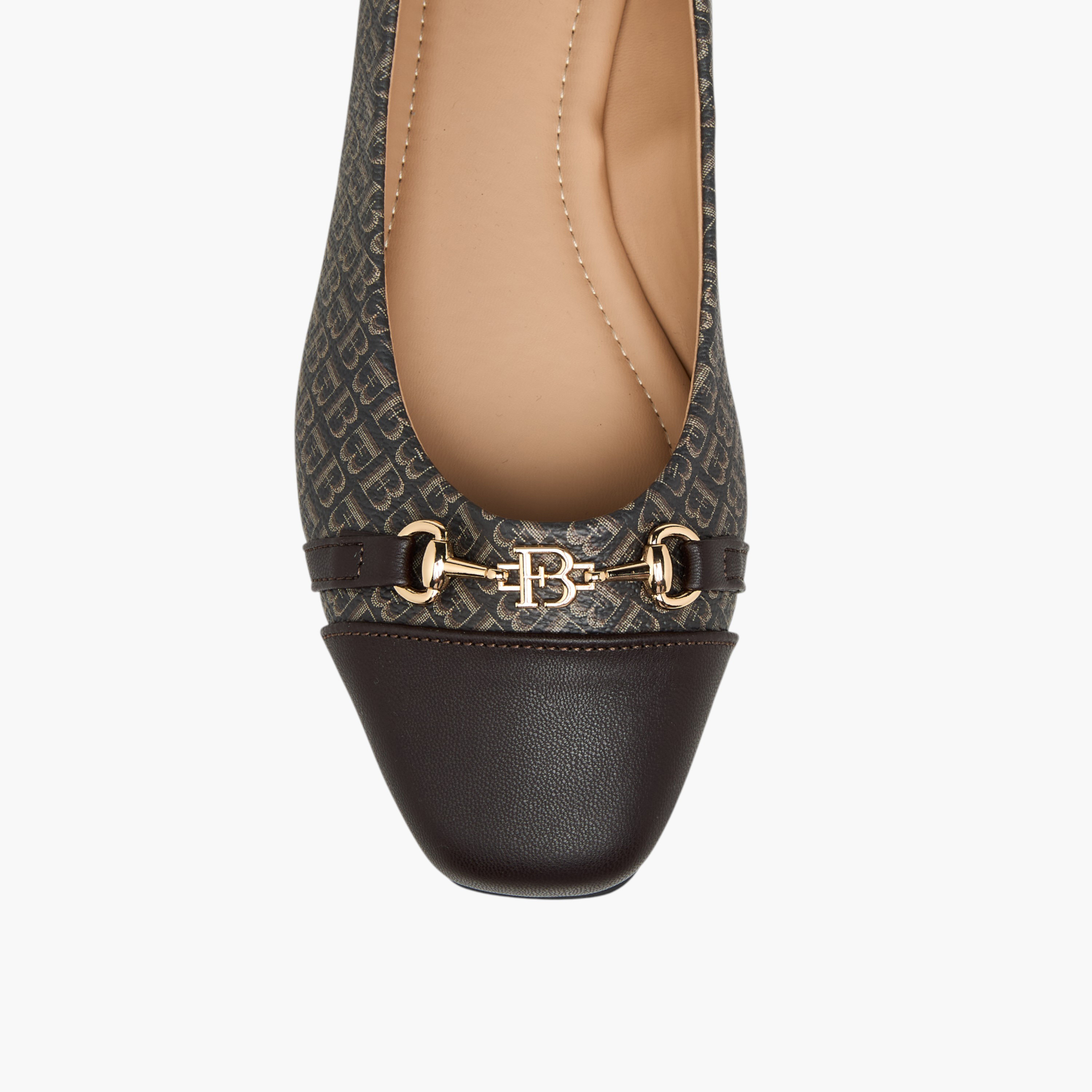 Flora Bella Monogram Print Slip-On Ballerina Shoes-women-shoes-ballerinas-image-4