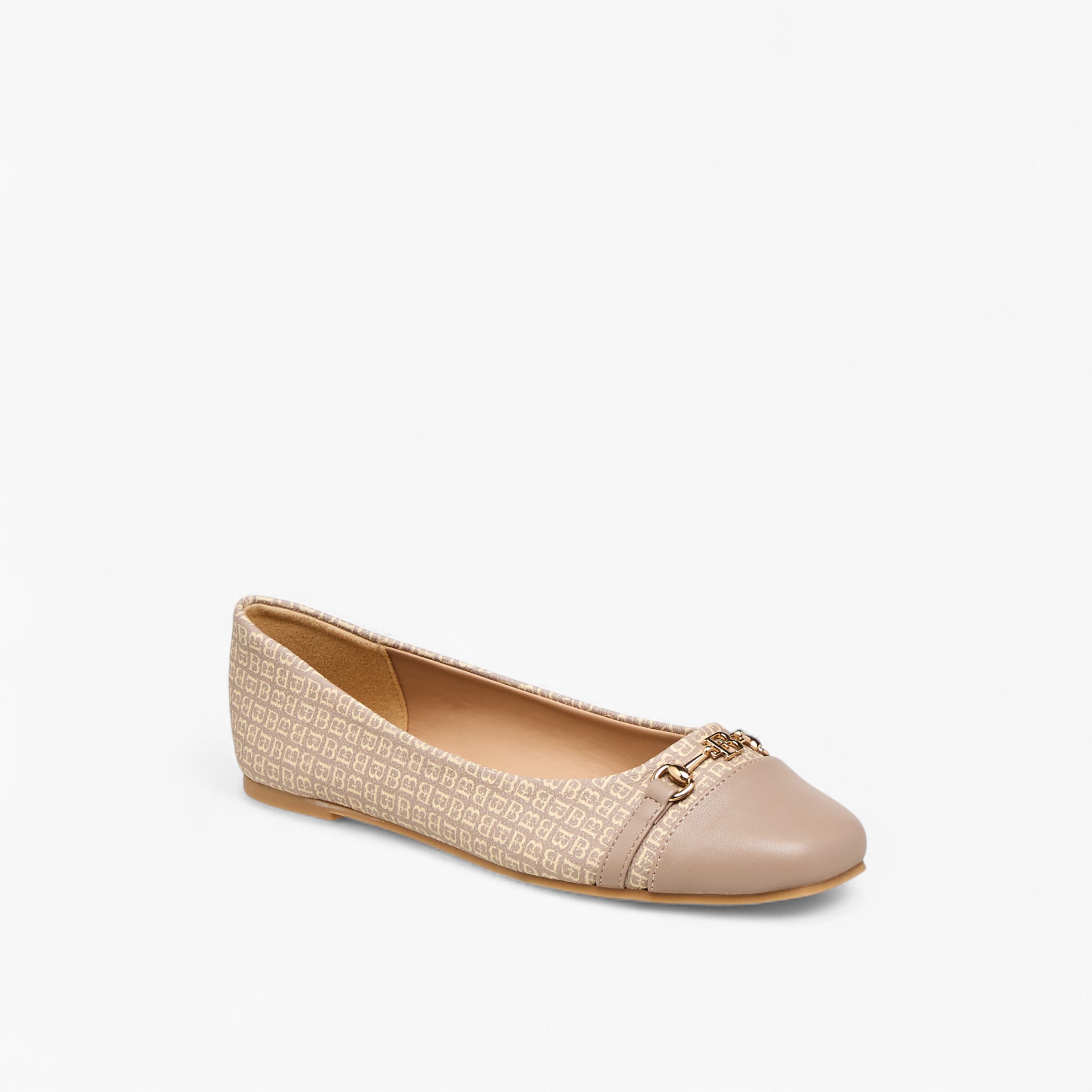 Flora Bella Monogram Print Slip-On Ballerina Shoes-women-shoes-ballerinas-image-2