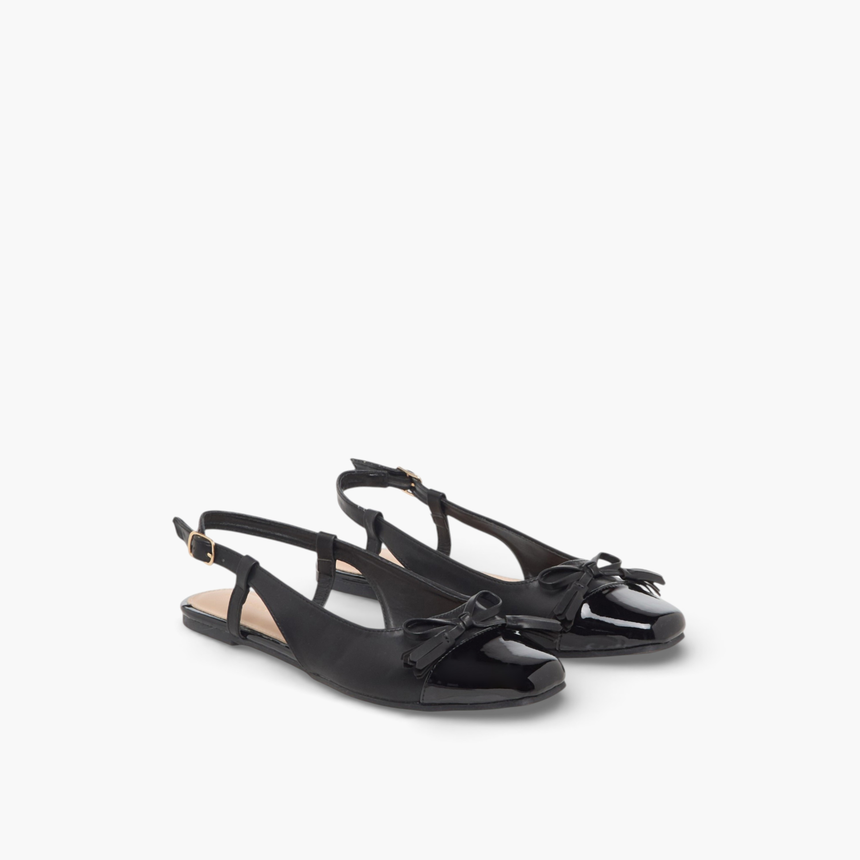 حذاء باليرينا بإبزيم إغلاق للنساء من فلورا بيلا-women-shoes-flats-ballerinas-image-1