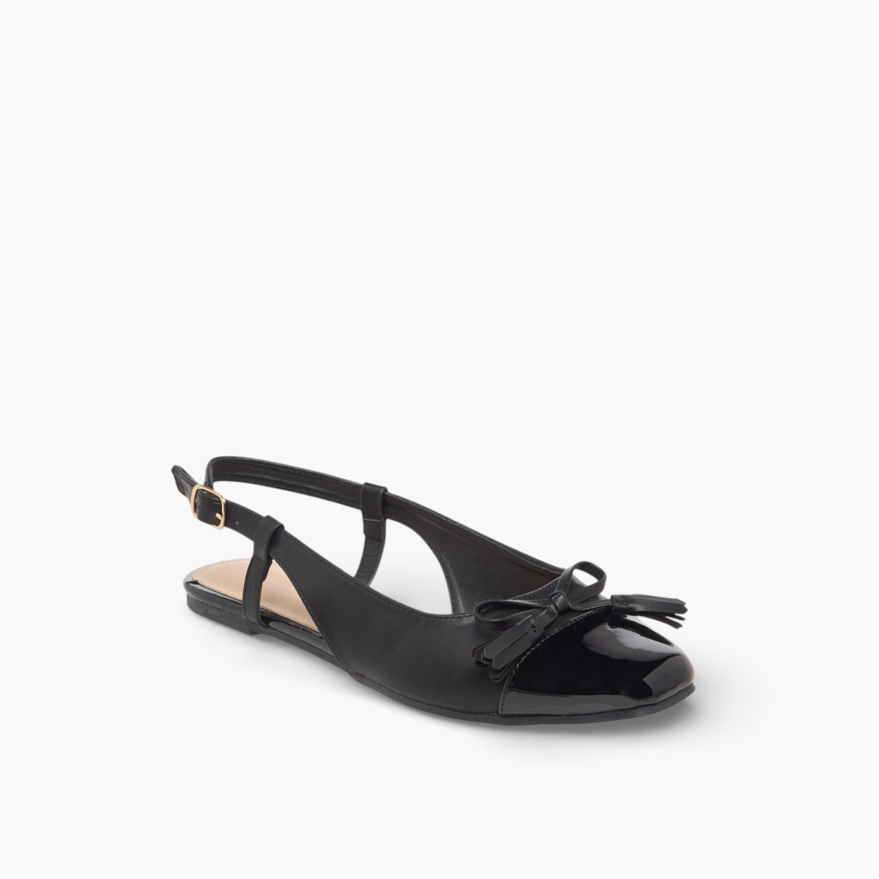 حذاء باليرينا بإبزيم إغلاق للنساء من فلورا بيلا-women-shoes-flats-ballerinas-image-2
