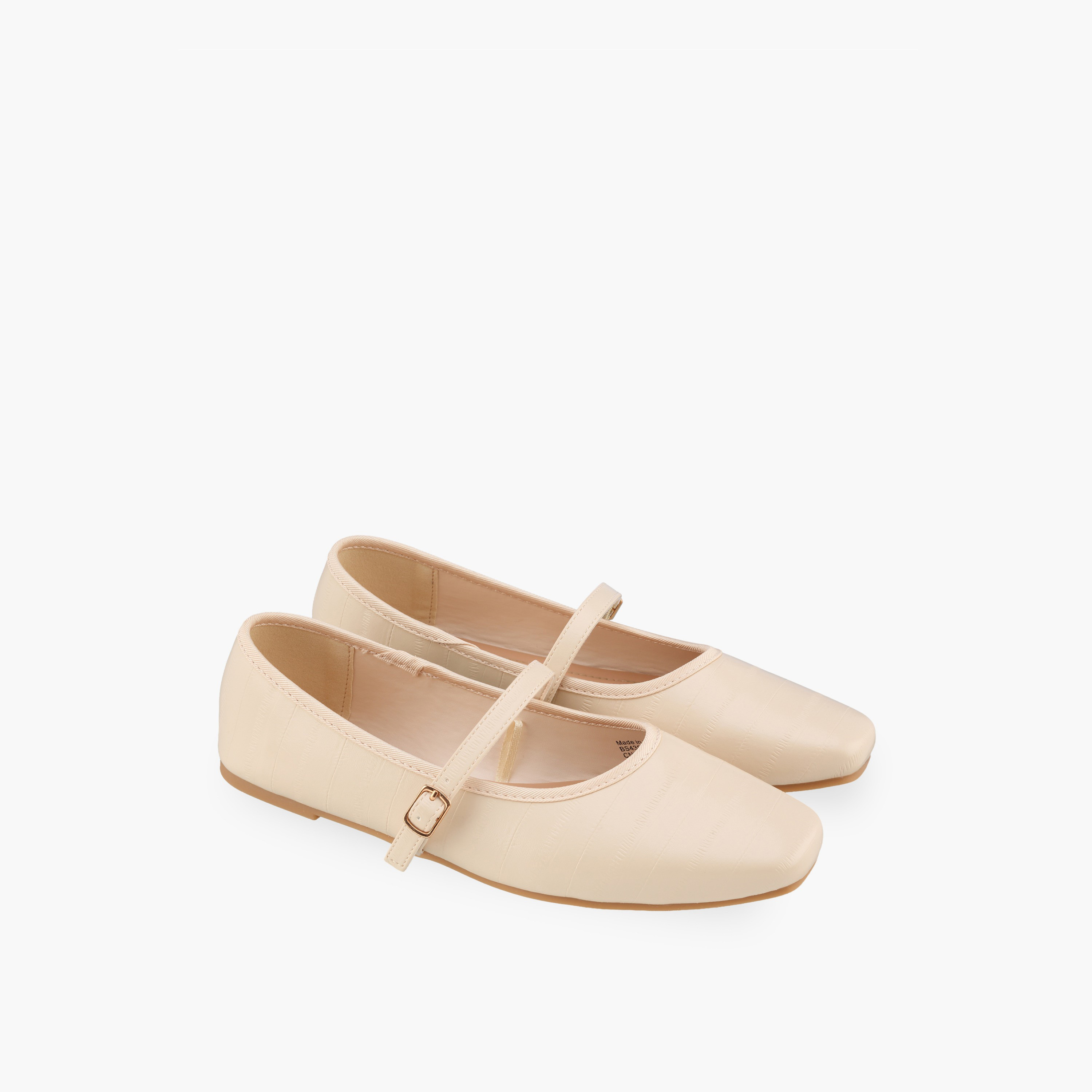 حذاء ماري جين بإبزيم إغلاق للنساء من فلورا بيلا-women-shoes-ballerinas-image-1