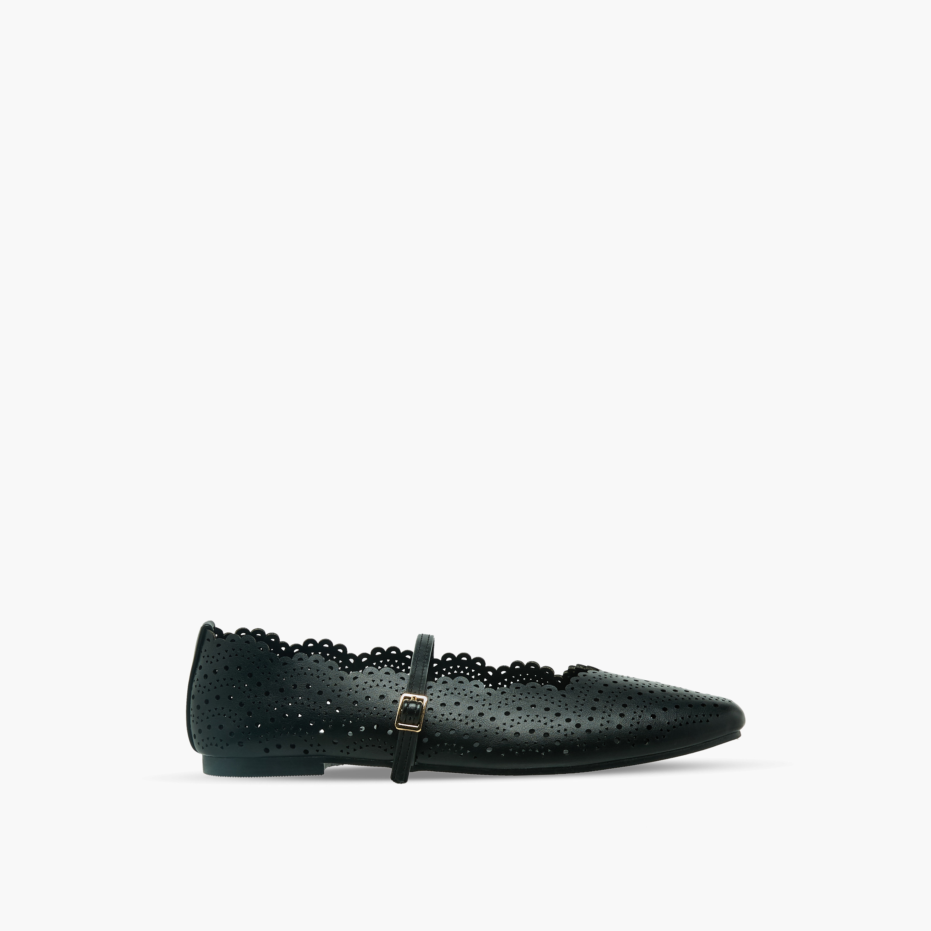 حذاء باليرينا بتفاصيل مفرغة بالليزر للنساء من فلورا بيلا-women-shoes-flats-ballerinas-image-3