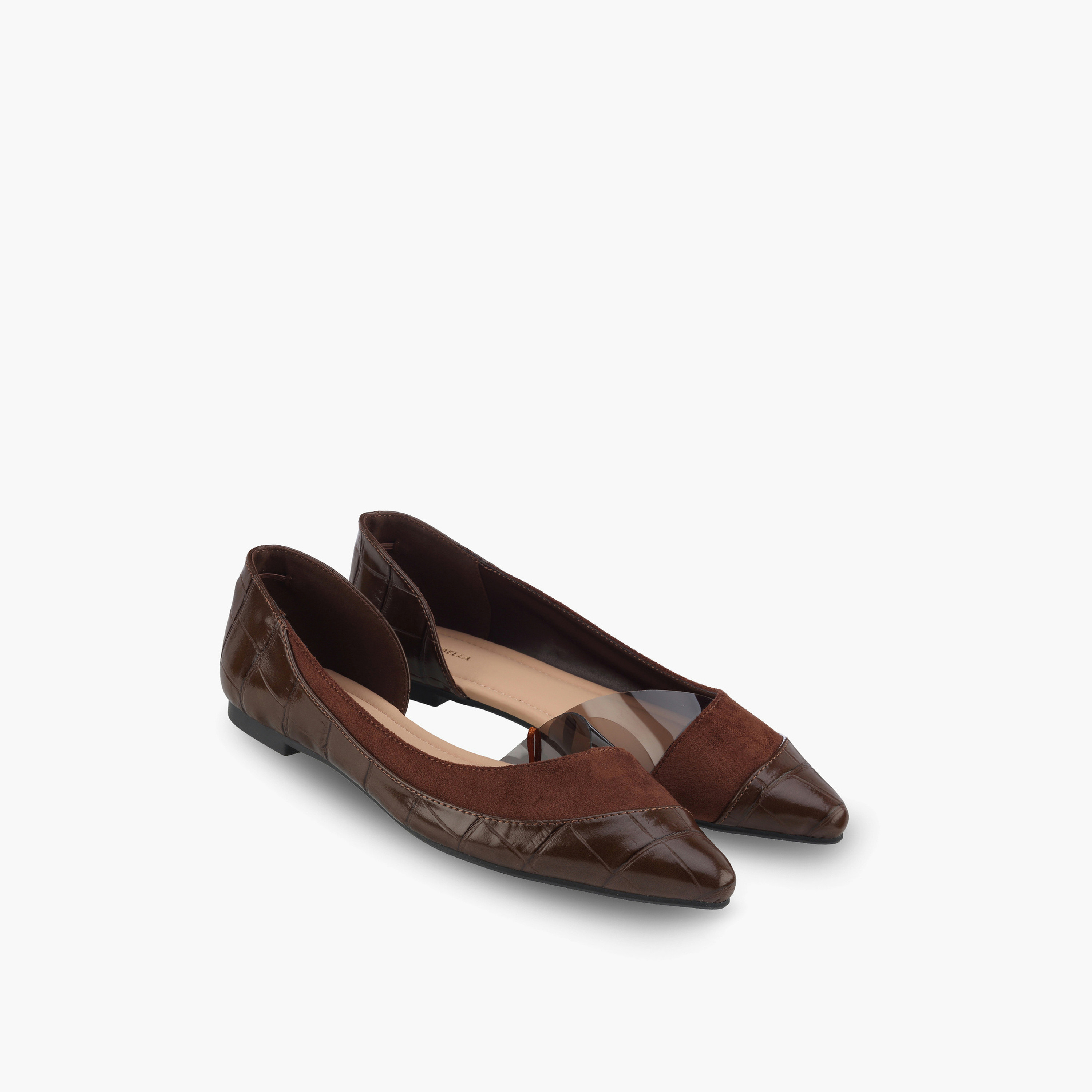 حذاء باليرينا بمقدمة مدببة للنساء من فلورا بيلا-women-shoes-flats-ballerinas-image-1