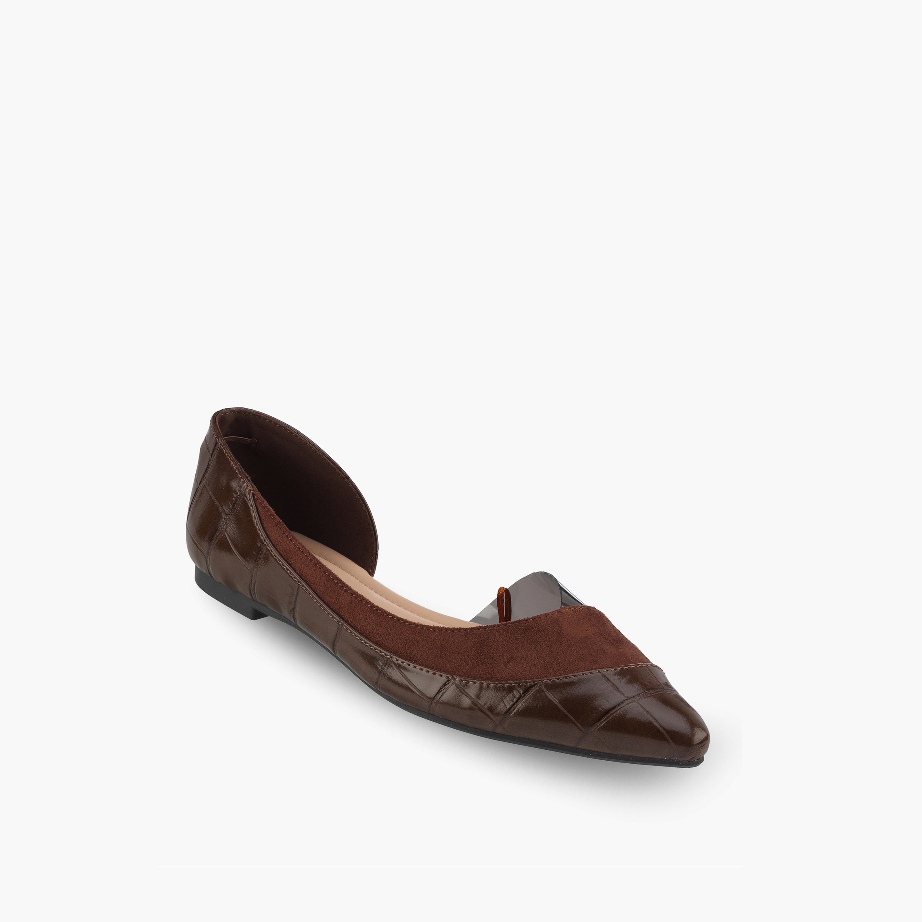 حذاء باليرينا بمقدمة مدببة للنساء من فلورا بيلا-women-shoes-flats-ballerinas-image-2