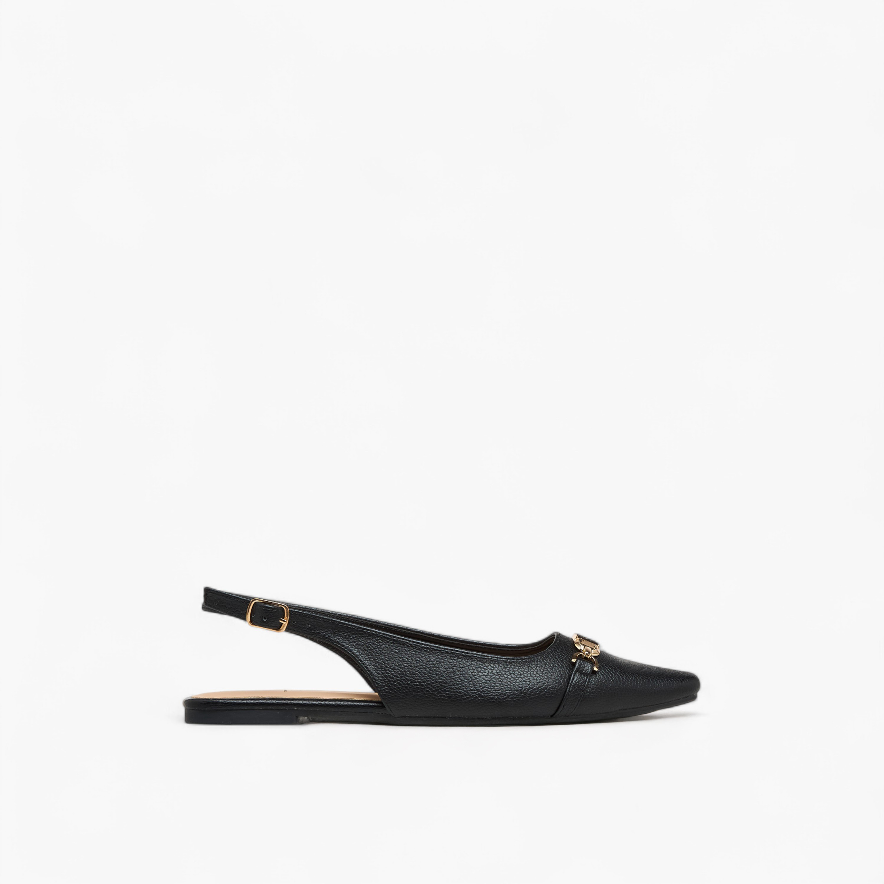 Flora Bella Metallic Accent Shoes with Buckle Strap-women-shoes-flats-ballerinas-image-3