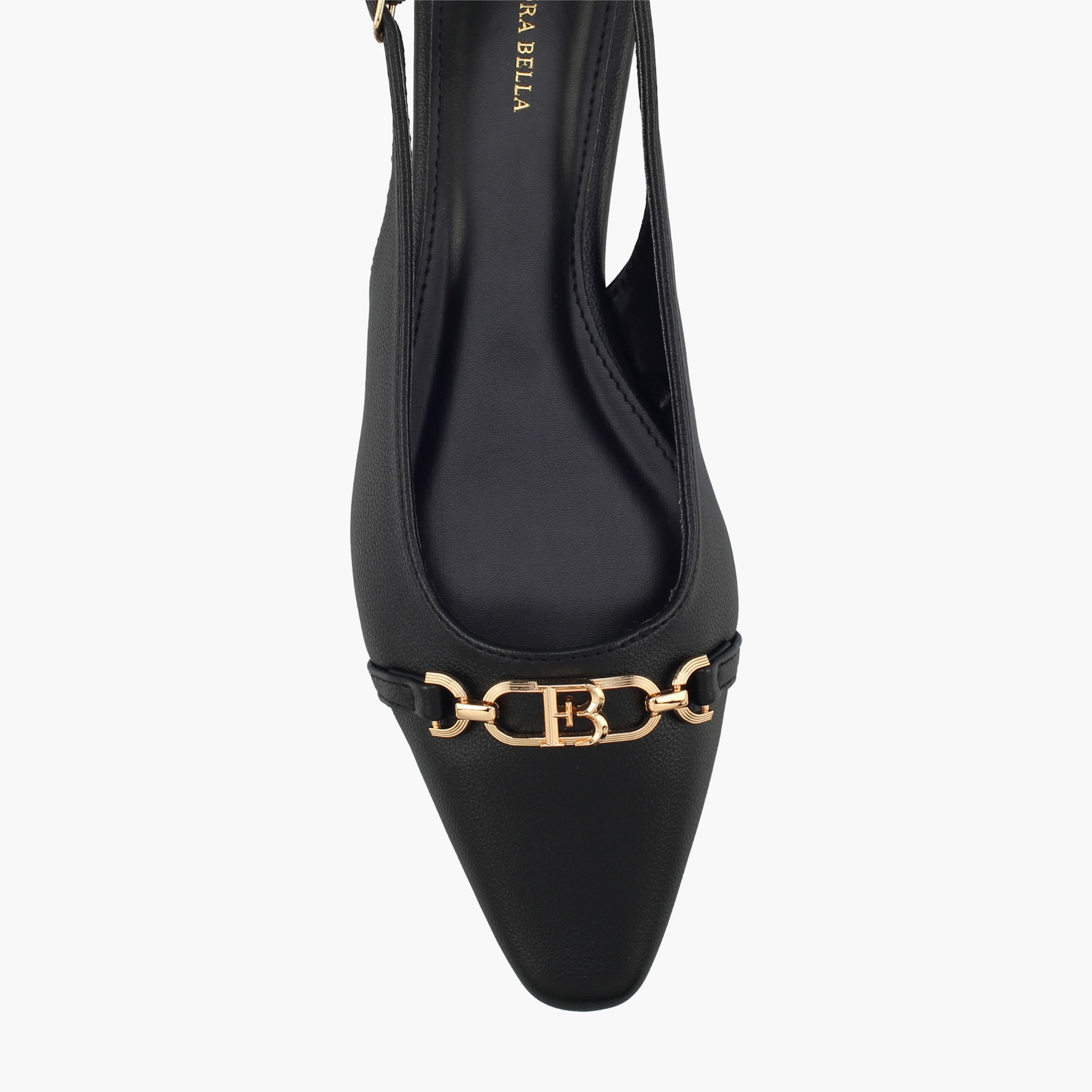 حذاء بمقدمة مدببة وزينة معدنية للنساء من فلورا بيلا-women-shoes-flats-ballerinas-image-4