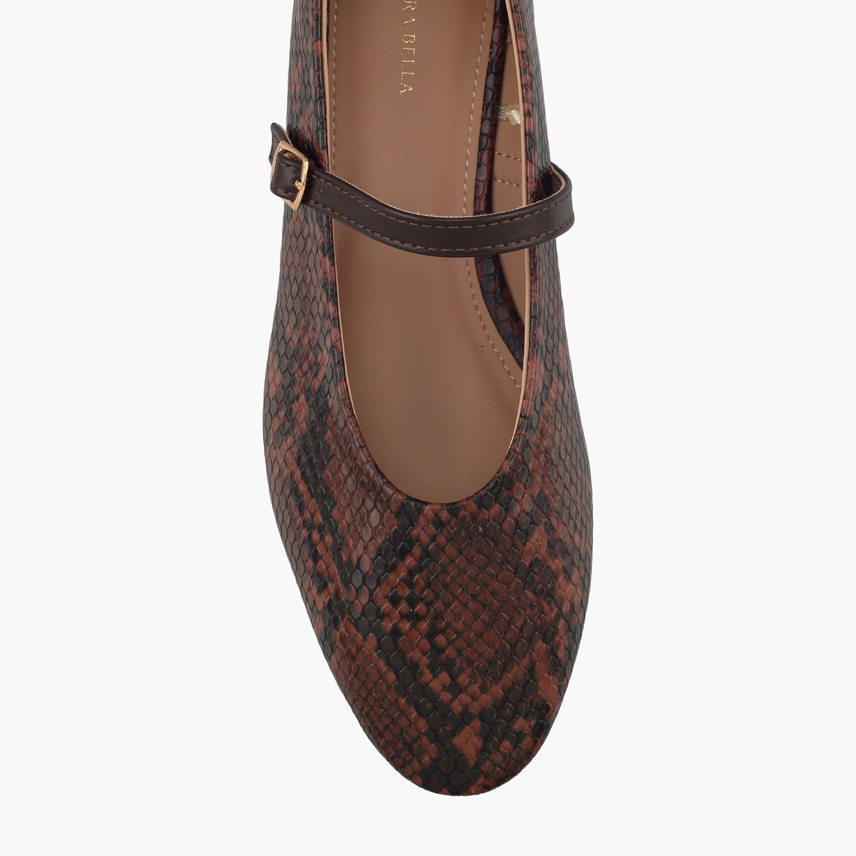 حذاء ماري جين بارز الملمس للنساء من فلورا بيلا-women-shoes-flats-ballerinas-image-4