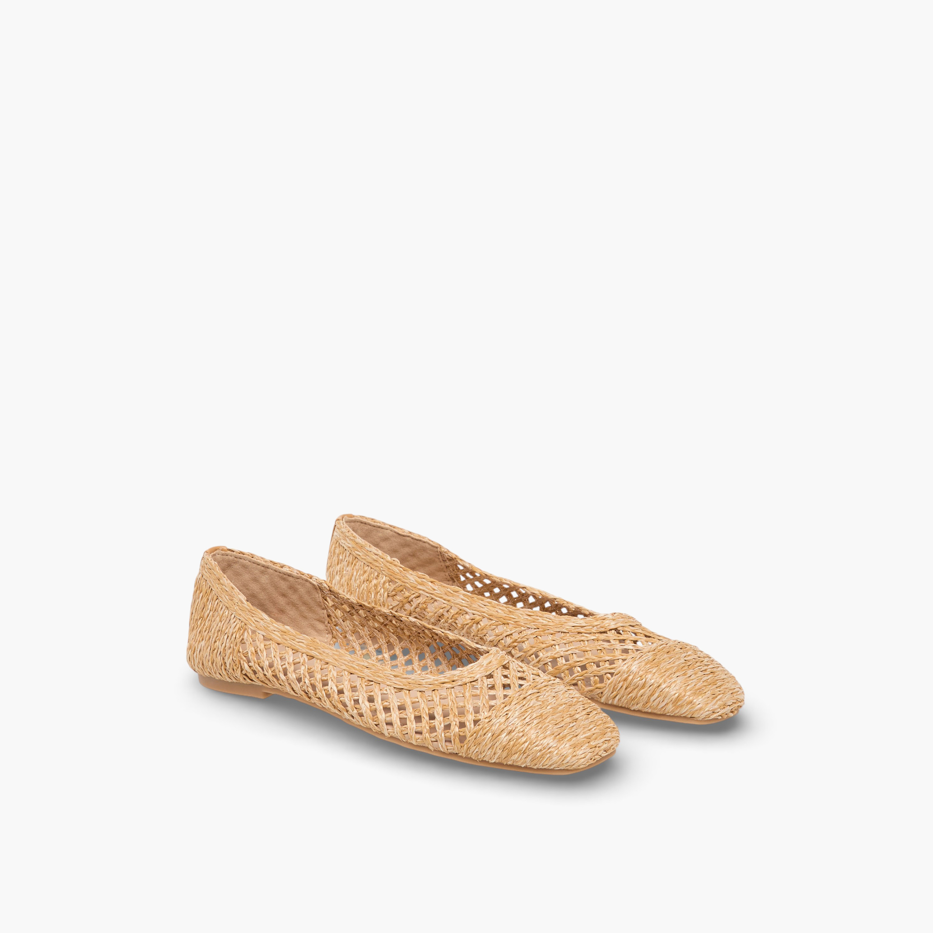 حذاء باليرينا بارز الملمس للنساء من فلورا بيلا-women-shoes-flats-ballerinas-image-1