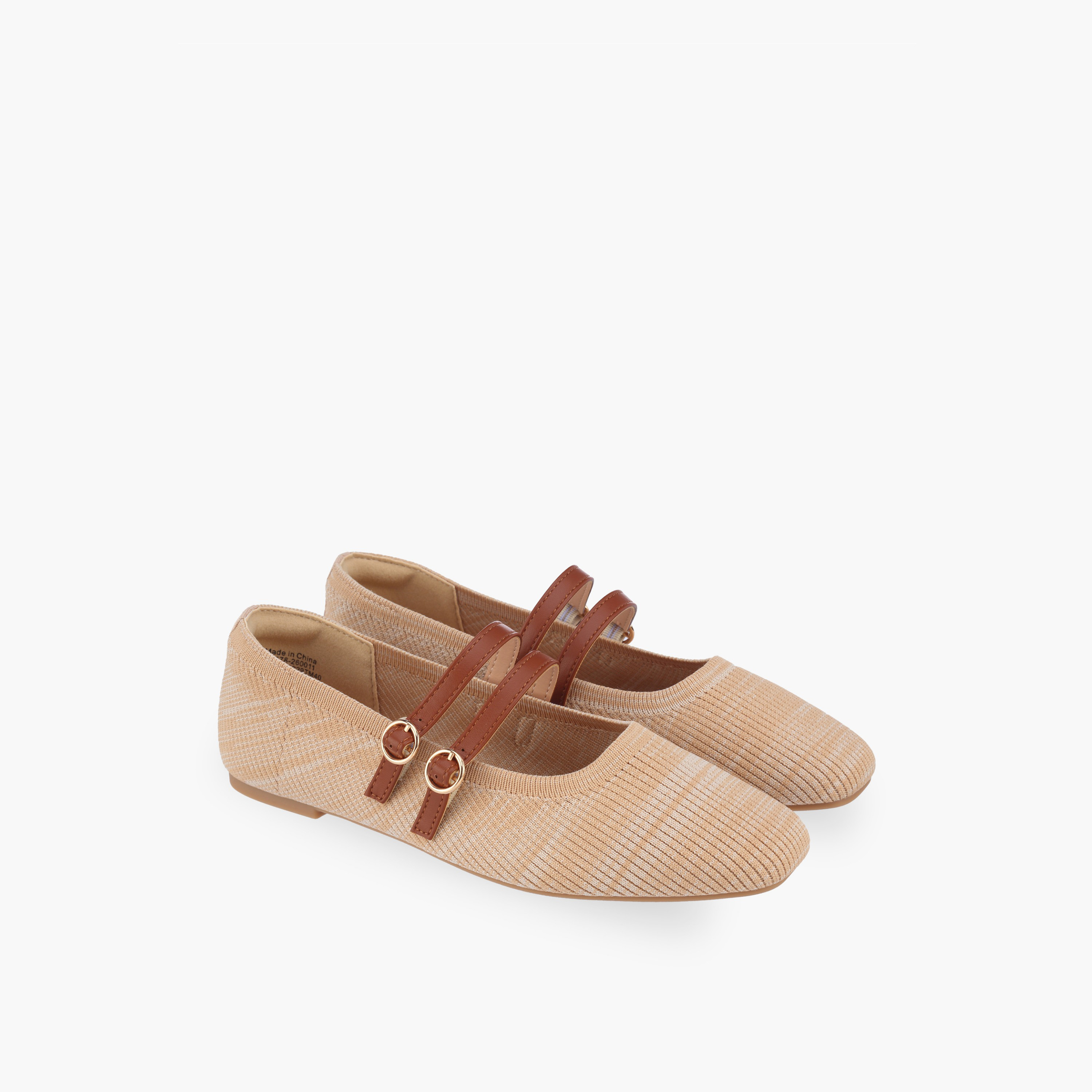 Celeste Women Buckle Closure Ballerina Shoes-women-shoes-ballerinas-image-1