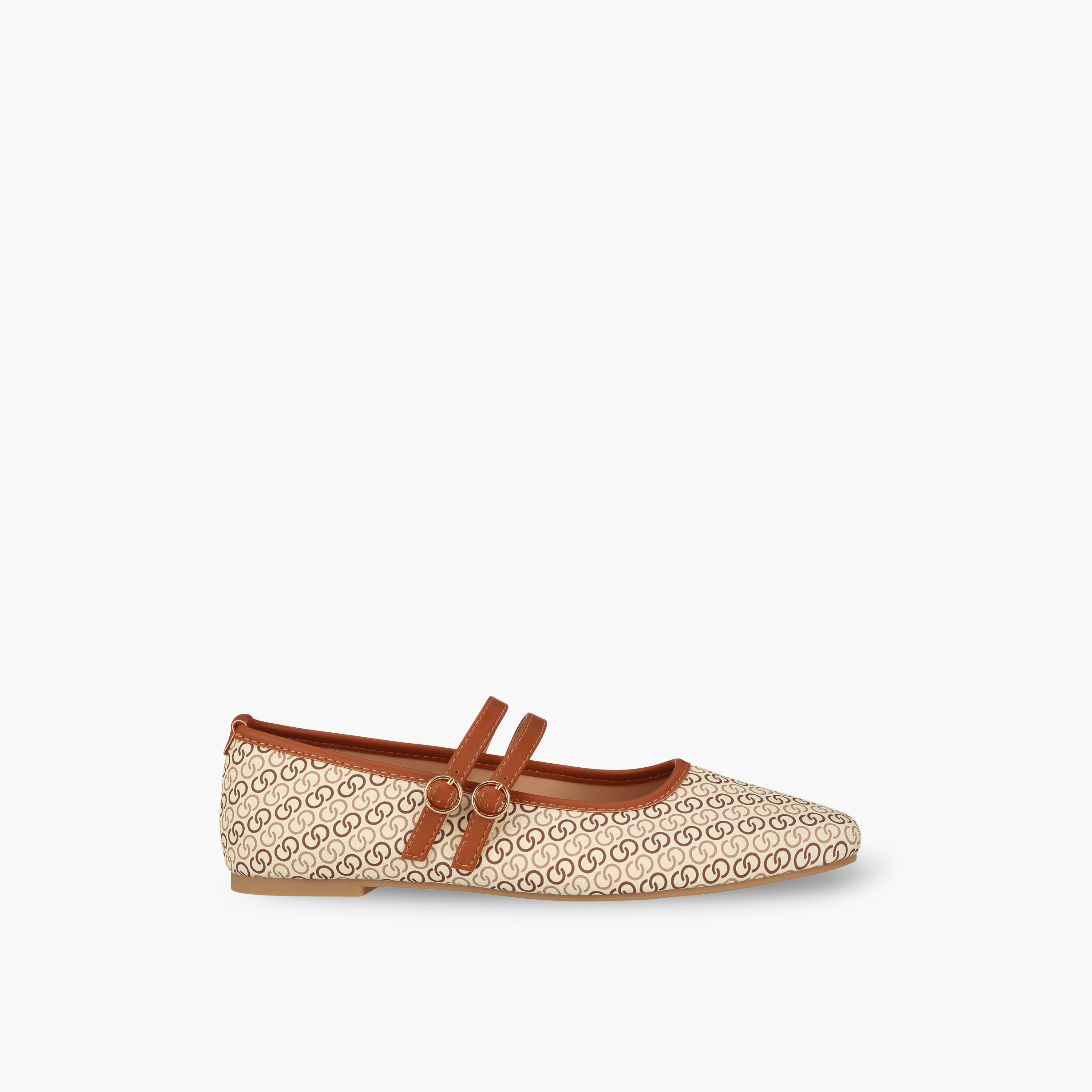 Celeste Women Monogram Mary Jane Shoes-women-shoes-ballerinas-image-3