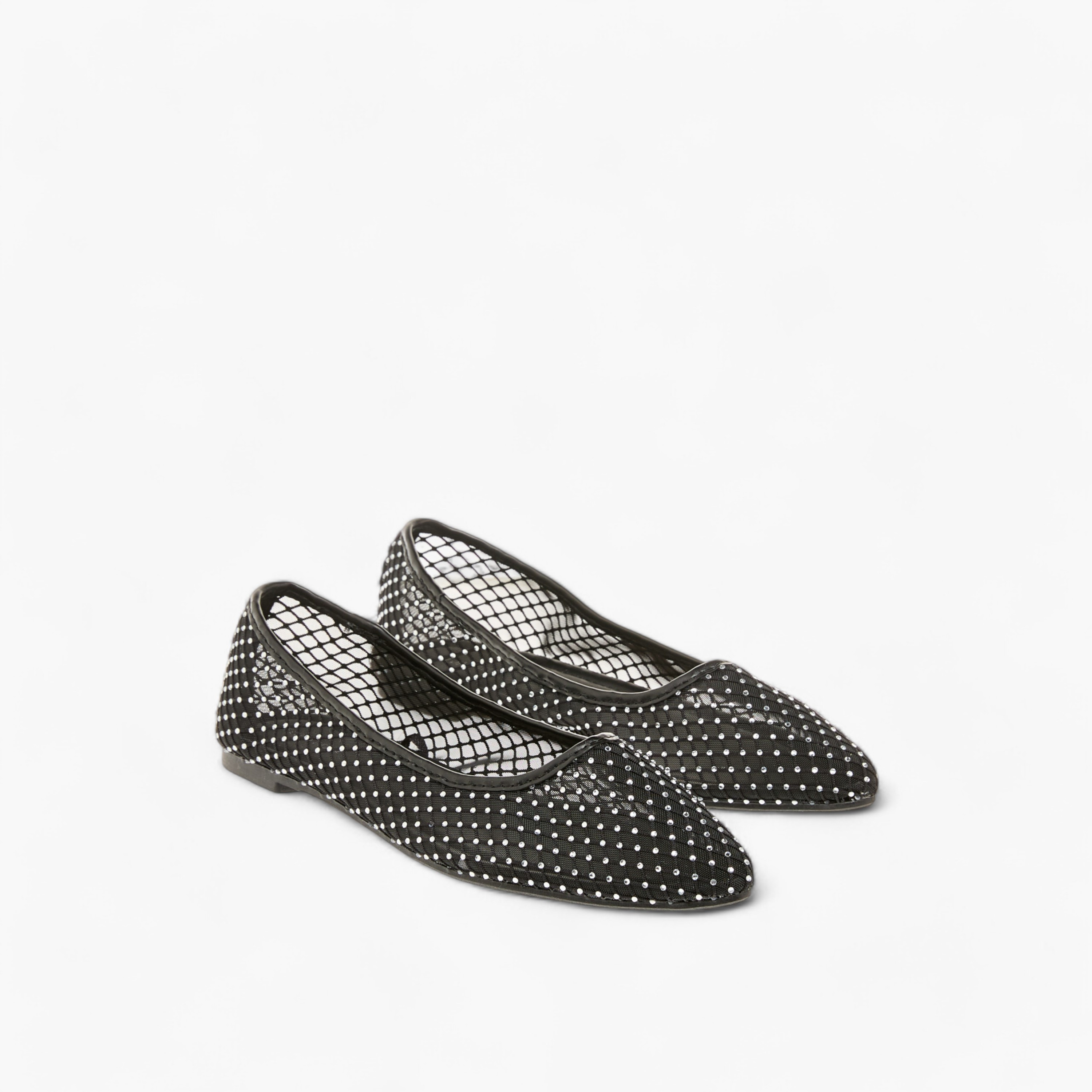 حذاء باليرينا سهل الارتداء بزينة مرصّعة من فلورا بيلا-women-shoes-flats-ballerinas-image-1