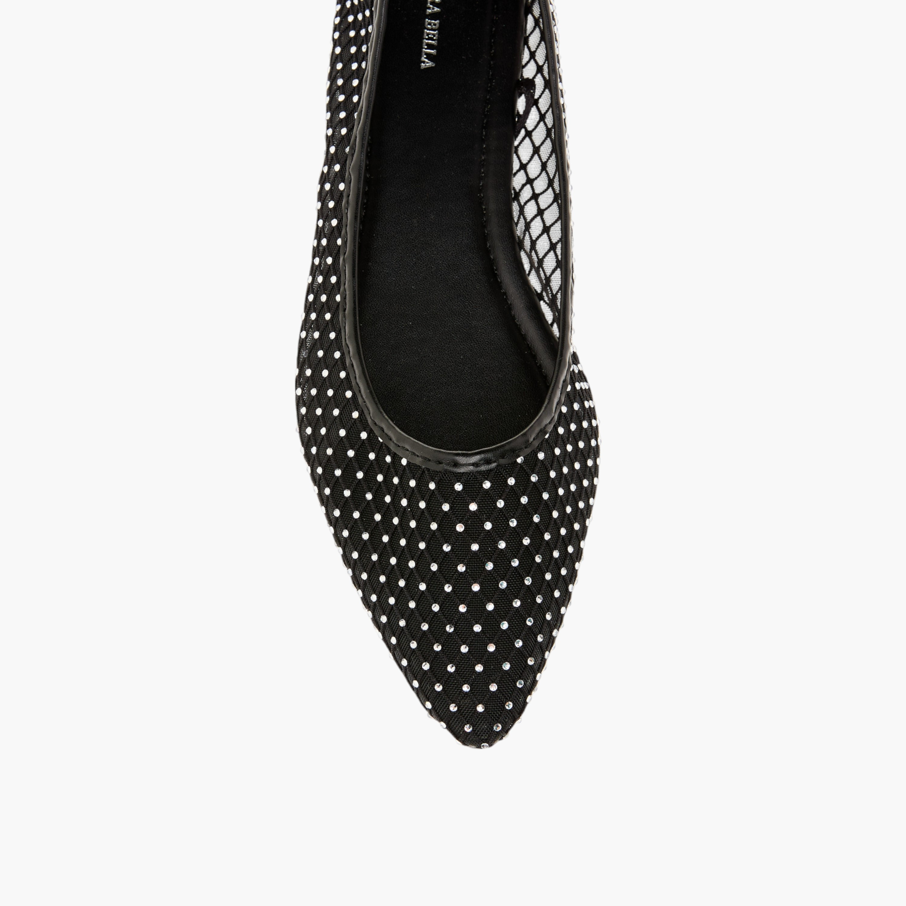 حذاء باليرينا سهل الارتداء بزينة مرصّعة من فلورا بيلا-women-shoes-flats-ballerinas-image-4