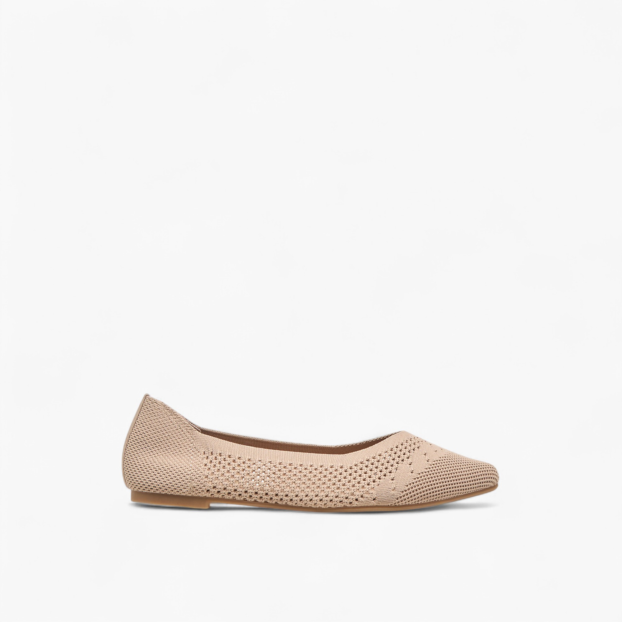 حذاء باليرينا سهل الارتداء بتفاصيل مفرغة من فلورا بيلا-women-shoes-flats-ballerinas-image-3