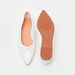 Celeste Women's Textured Pointed Toe Ballerinas with Bow Accent-Women%27s Ballerinas-thumbnailMobile-5