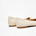 Celeste Women's Pointed Toe Ballerina Shoes with Metallic Chain Trim-Women%27s Ballerinas-thumbnail-3