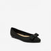 Celeste Women's Bow Accent Slip-On Ballerina Shoes-Women%27s Ballerinas-thumbnail-0