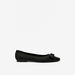 Celeste Women's Bow Accent Slip-On Ballerina Shoes-Women%27s Ballerinas-thumbnailMobile-2