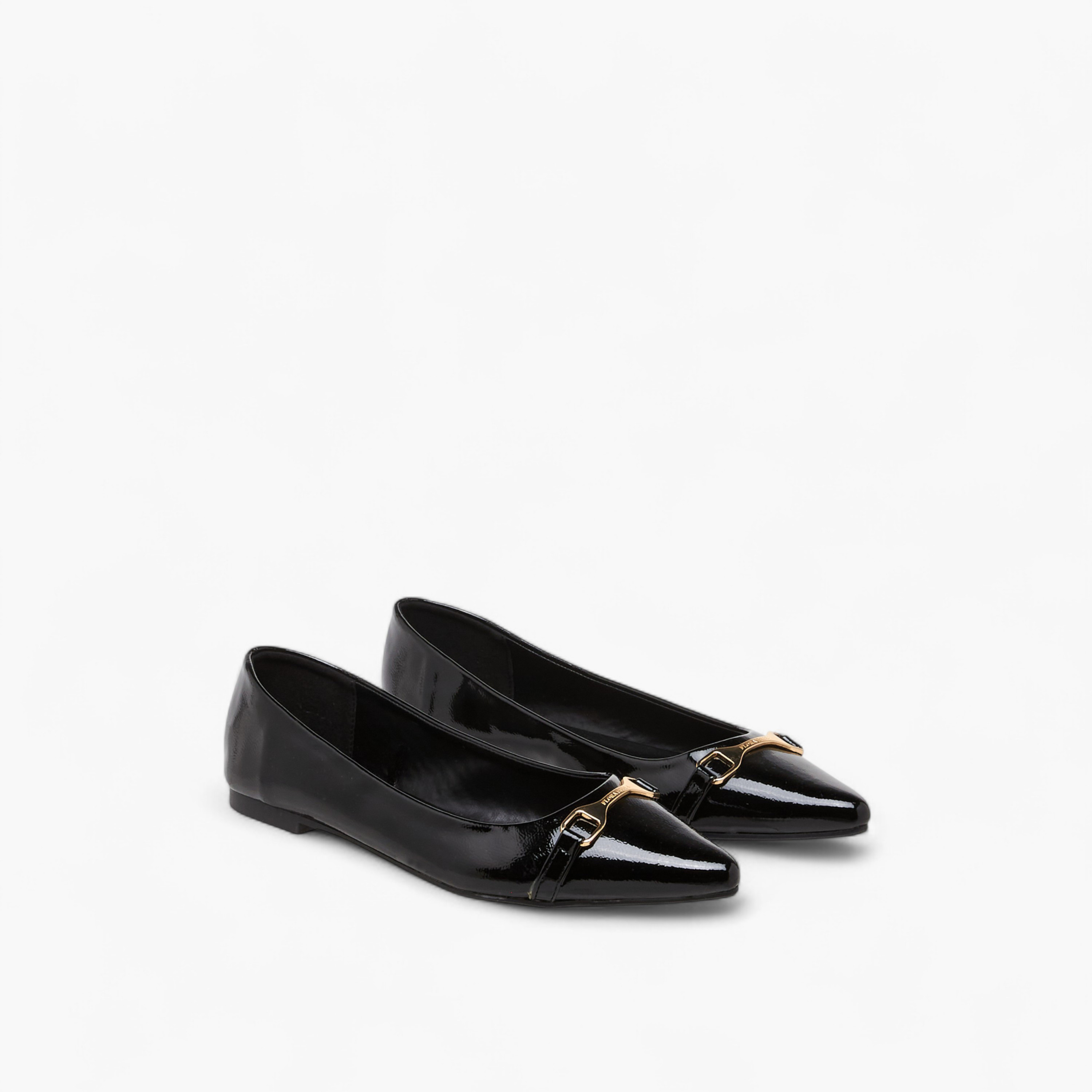 حذاء باليرينا بإبزيم زينة للنساء من فلورا بيلا-women-shoes-ballerinas-image-1