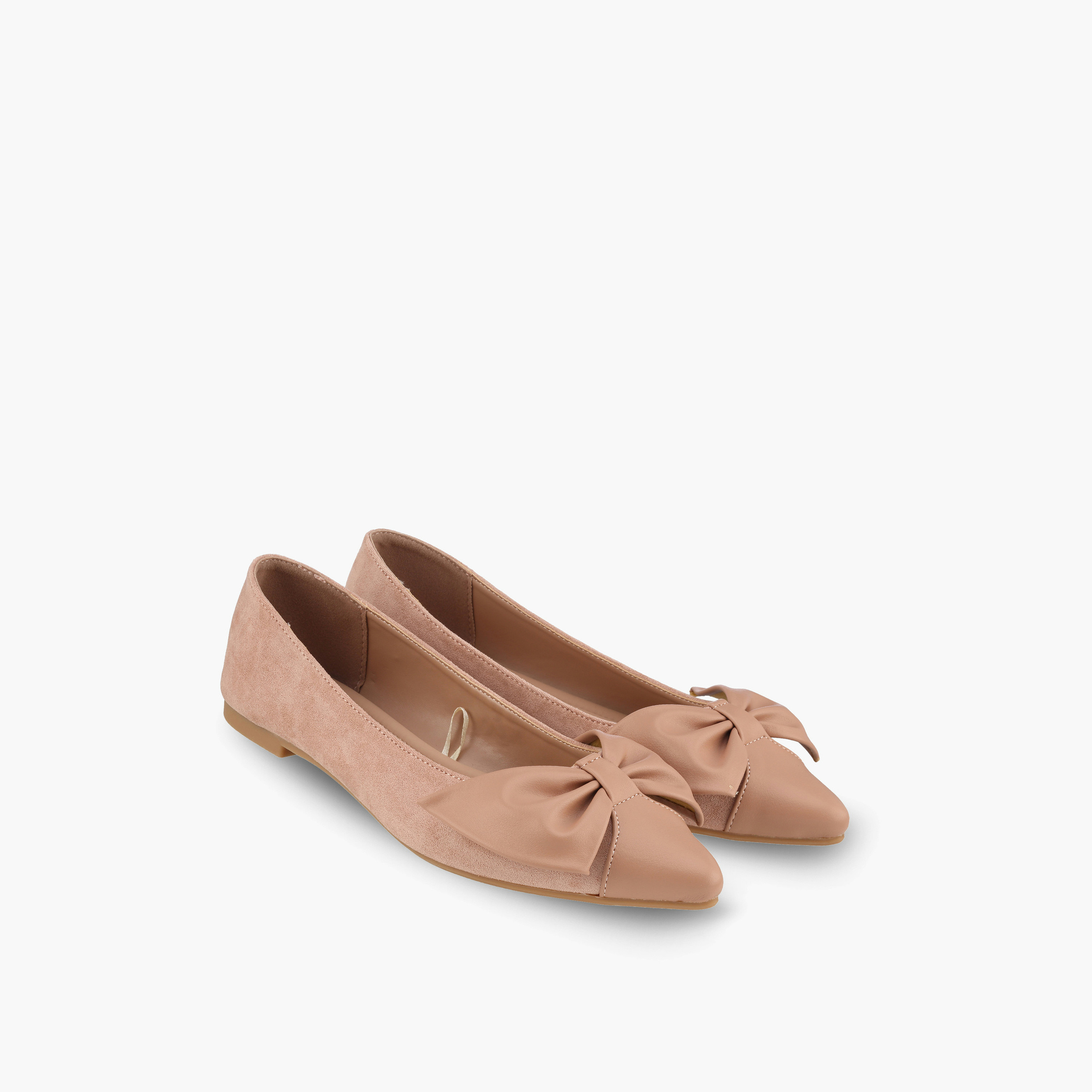 حذاء باليرينا بفيونكة للنساء من فلورا بيلا-women-shoes-flats-ballerinas-image-1