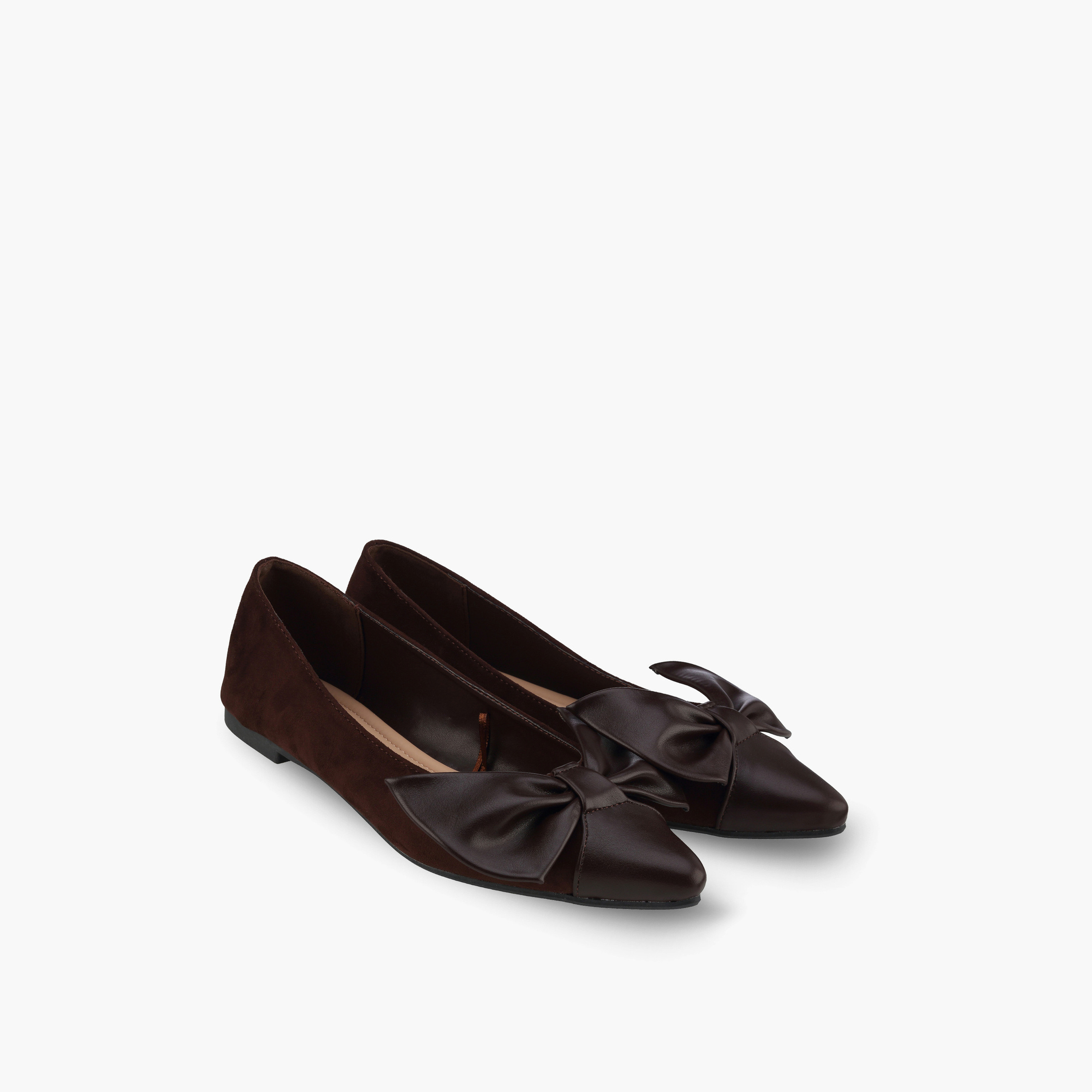 حذاء باليرينا بفيونكة للنساء من فلورا بيلا-women-shoes-flats-ballerinas-image-6
