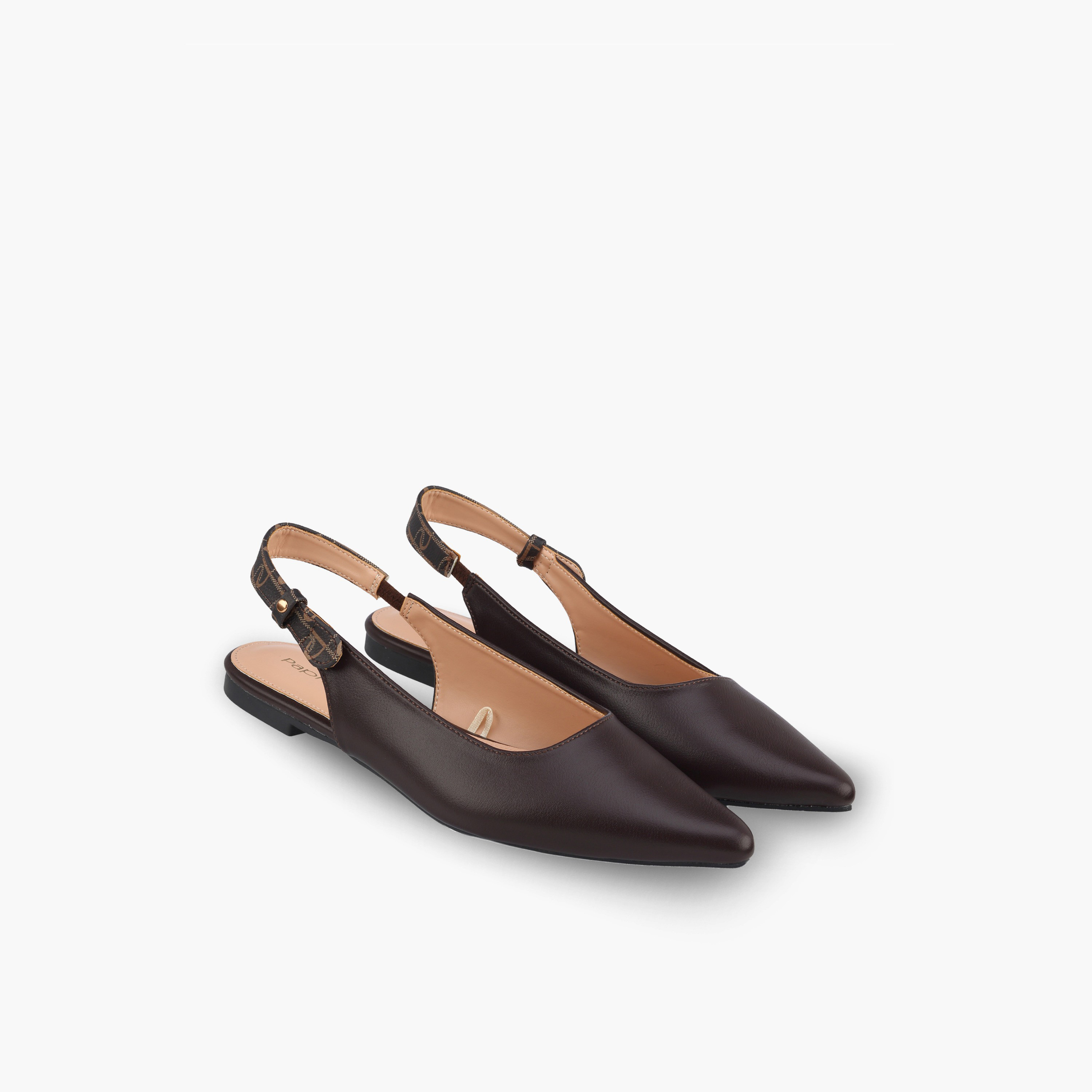 حذاء ميول بمقدمة مدببة وحزام خلفي للنساء من بابريكا-women-shoes-ballerinas-image-1