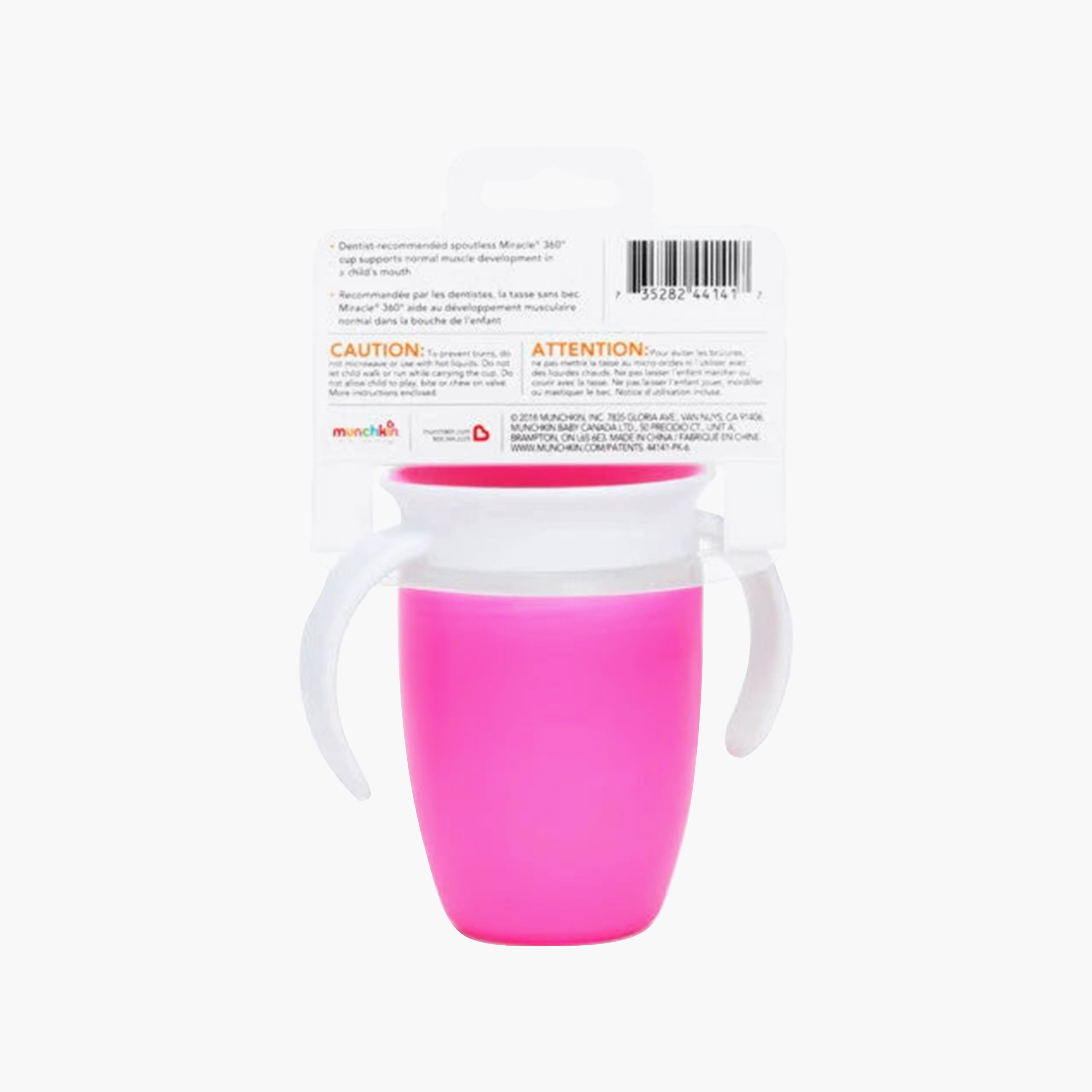 Munchkin Miracle 360 Trainer Cup with Handle, 208 ml-baby-feeding-mealtimeessentials-image-5