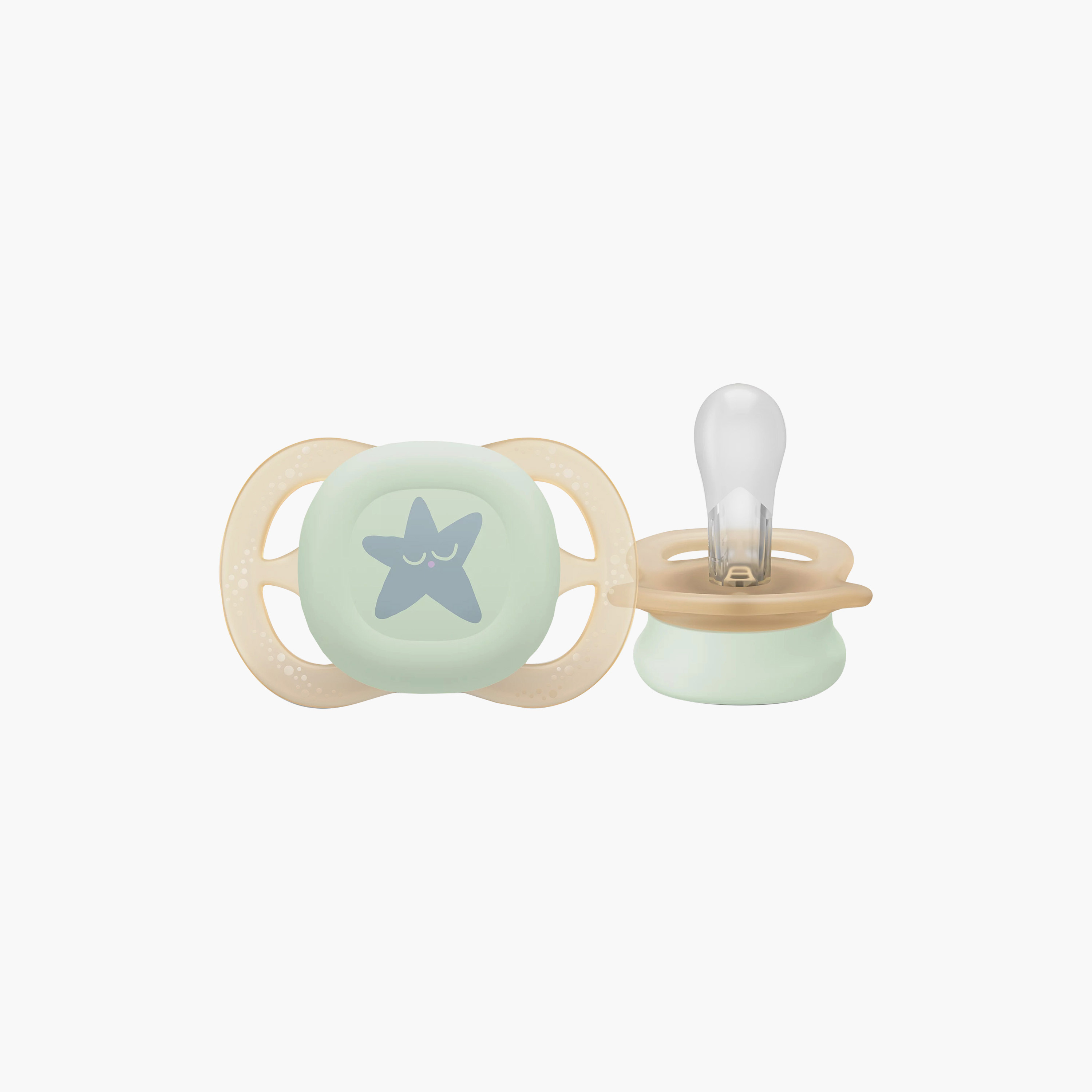Pack of 2 Philips Avent Ultra Start Nighttime Baby Pacifier, 0-2 months-baby-feeding-pacifiers-image-3