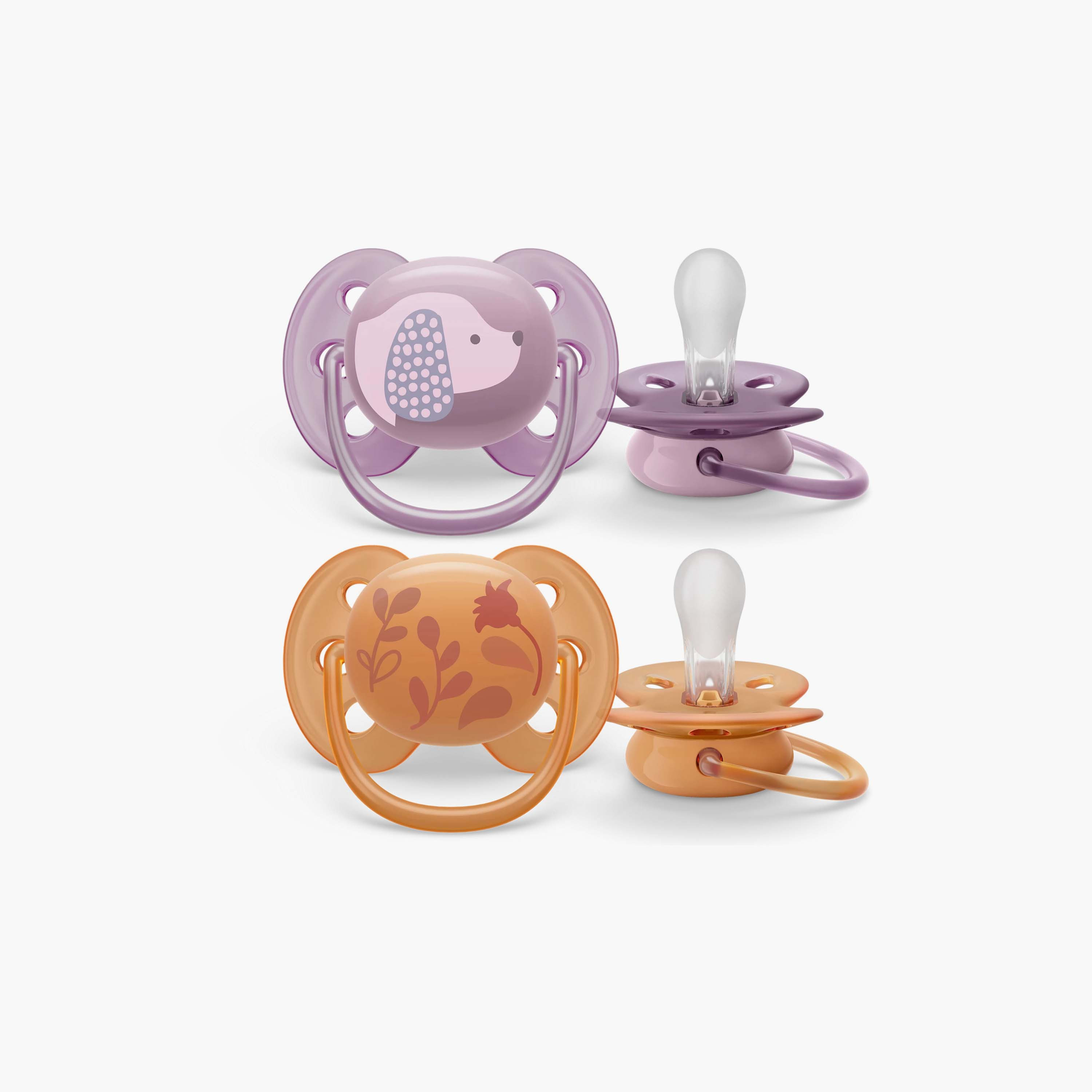 Pack of 2 Philips Avent Baby Pacifier with Travel Case, 6-18 months-baby-feeding-pacifiers-image-2