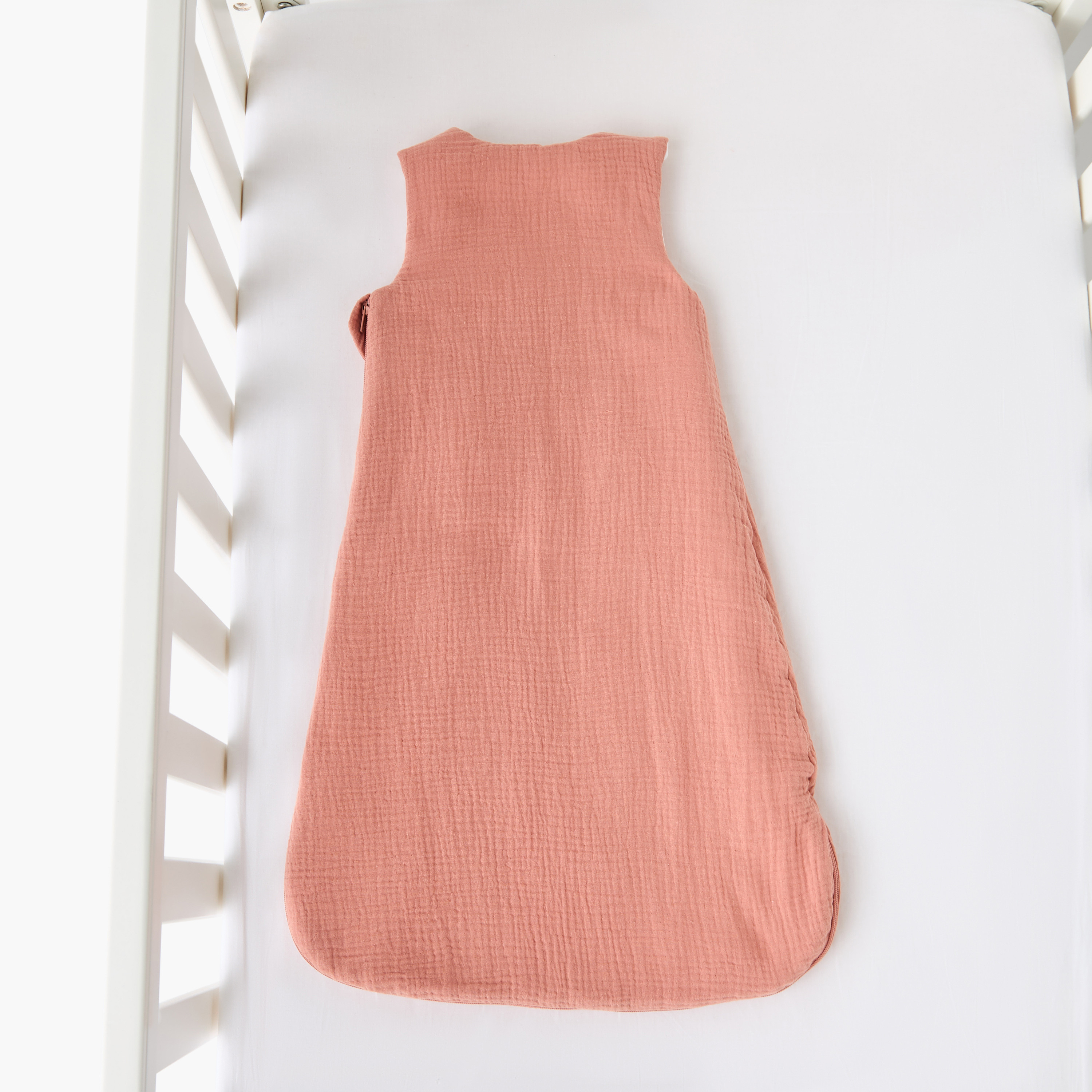 Giggles Textured Muslin Sleeping Bag - 44x70 cm-baby-nursery-blanketsandswaddles-swaddlesandsleepingbags-image-3