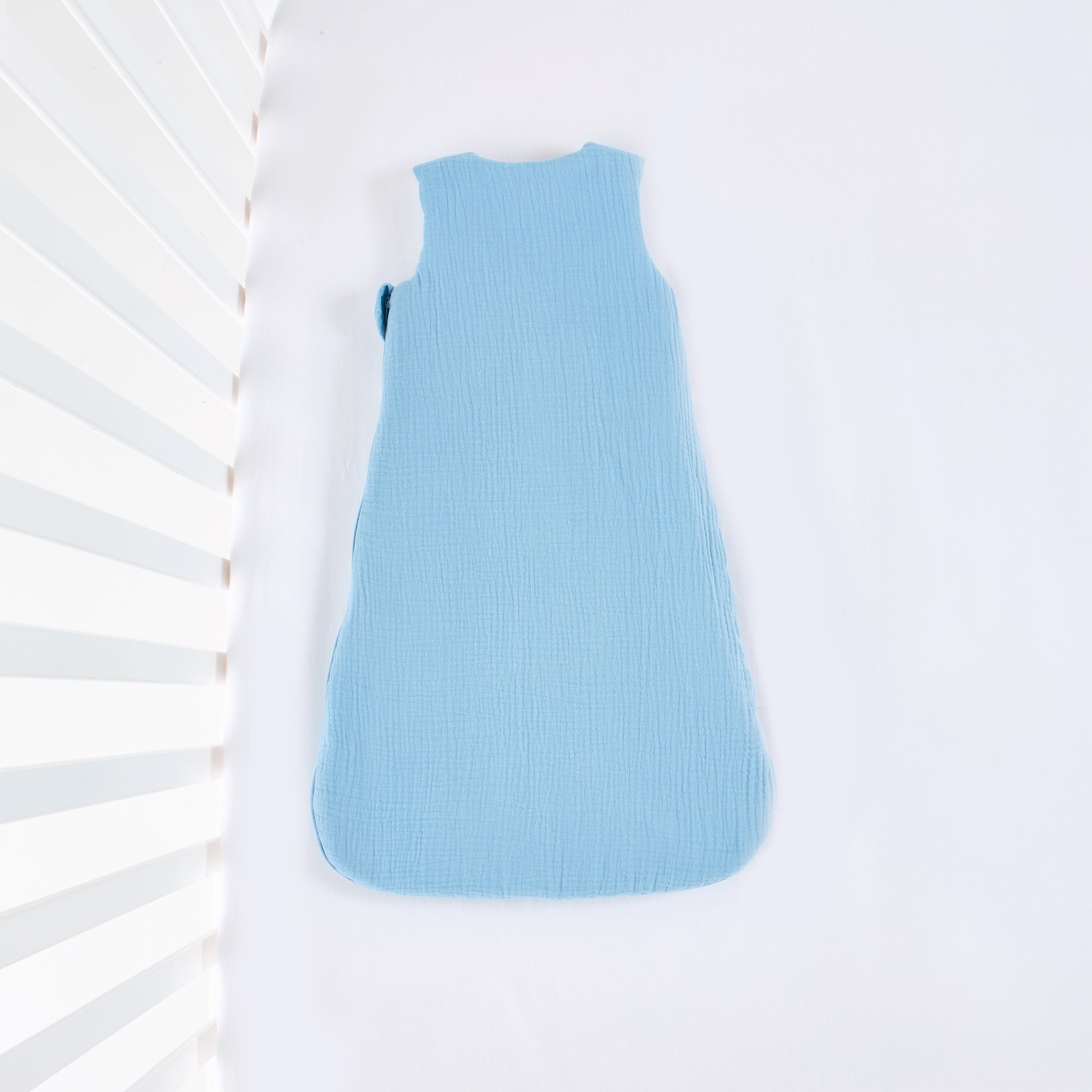 كيس نوم قطني بكباسين إغلاق من جيجلز - 70 سم-baby-nursery-blanketsandswaddles-swaddlesandsleepingbags-image-2
