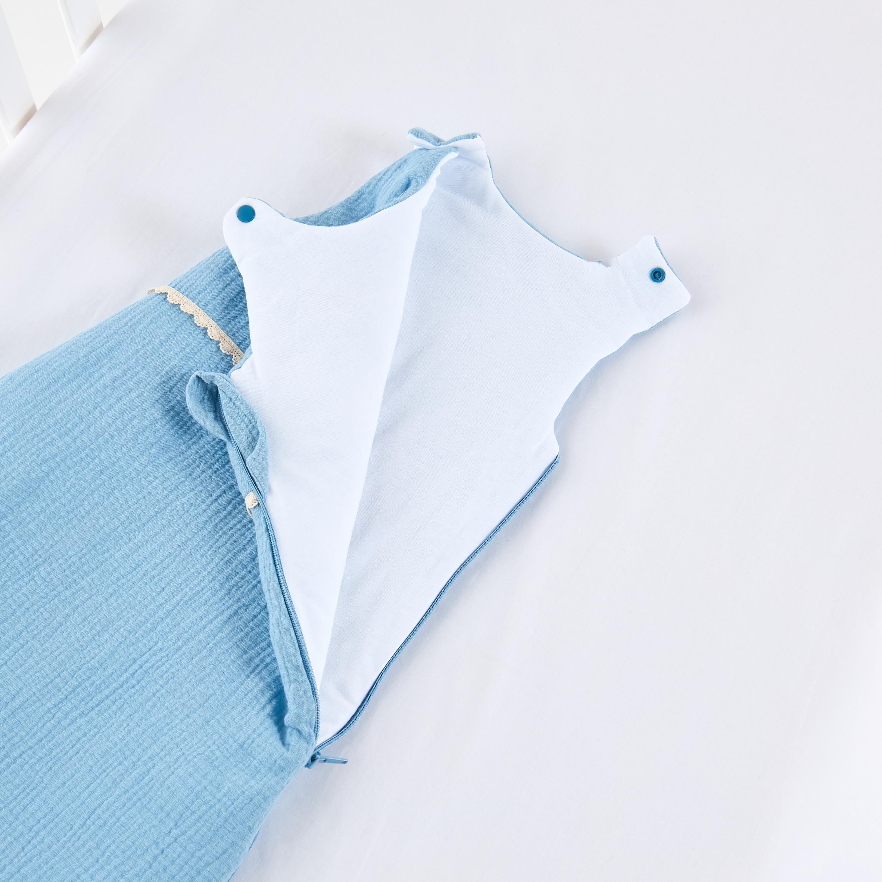 كيس نوم قطني بكباسين إغلاق من جيجلز - 70 سم-baby-nursery-blanketsandswaddles-swaddlesandsleepingbags-image-5