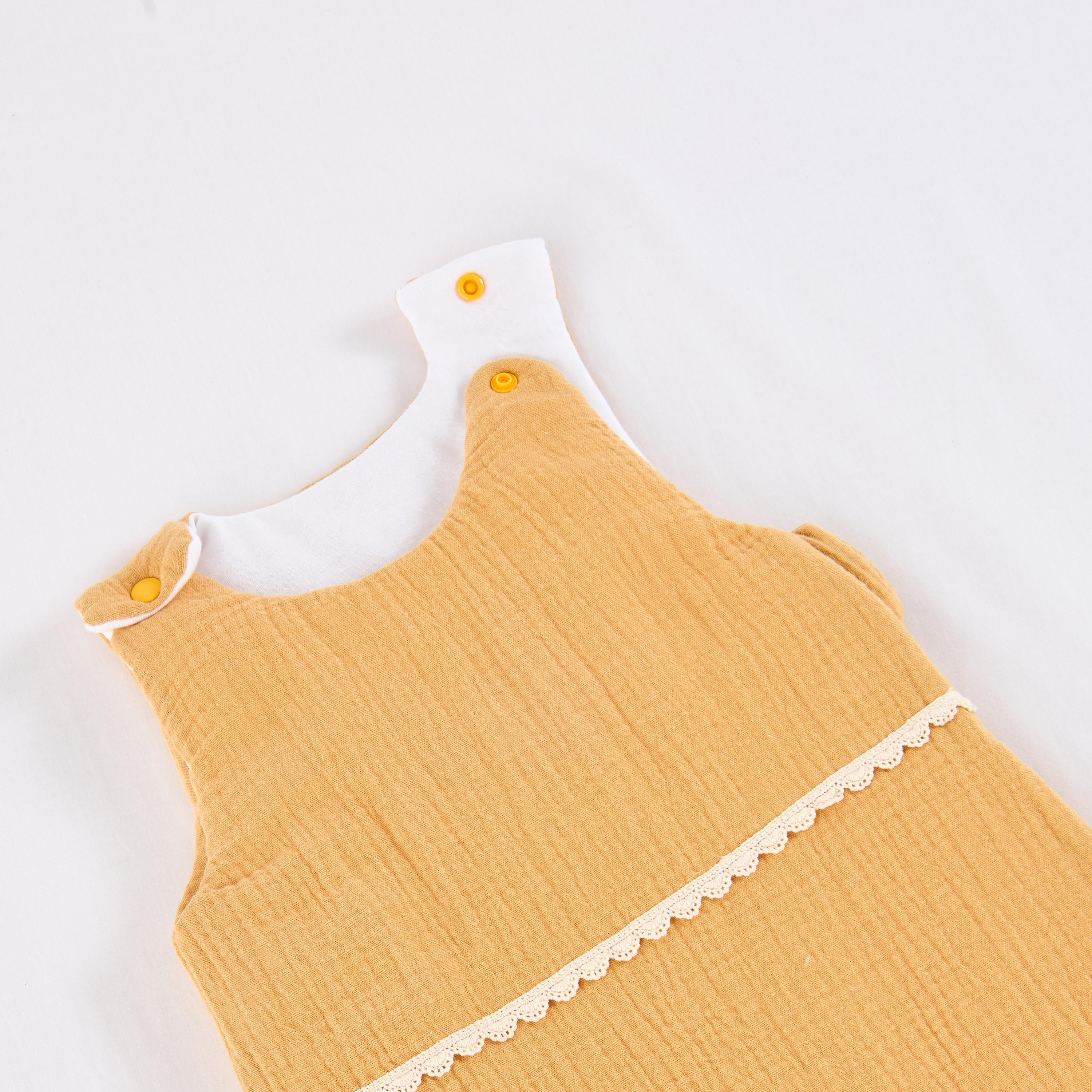 كيس نوم قطني بكباسين إغلاق من جيجلز - 70 سم-baby-nursery-blanketsandswaddles-swaddlesandsleepingbags-image-5