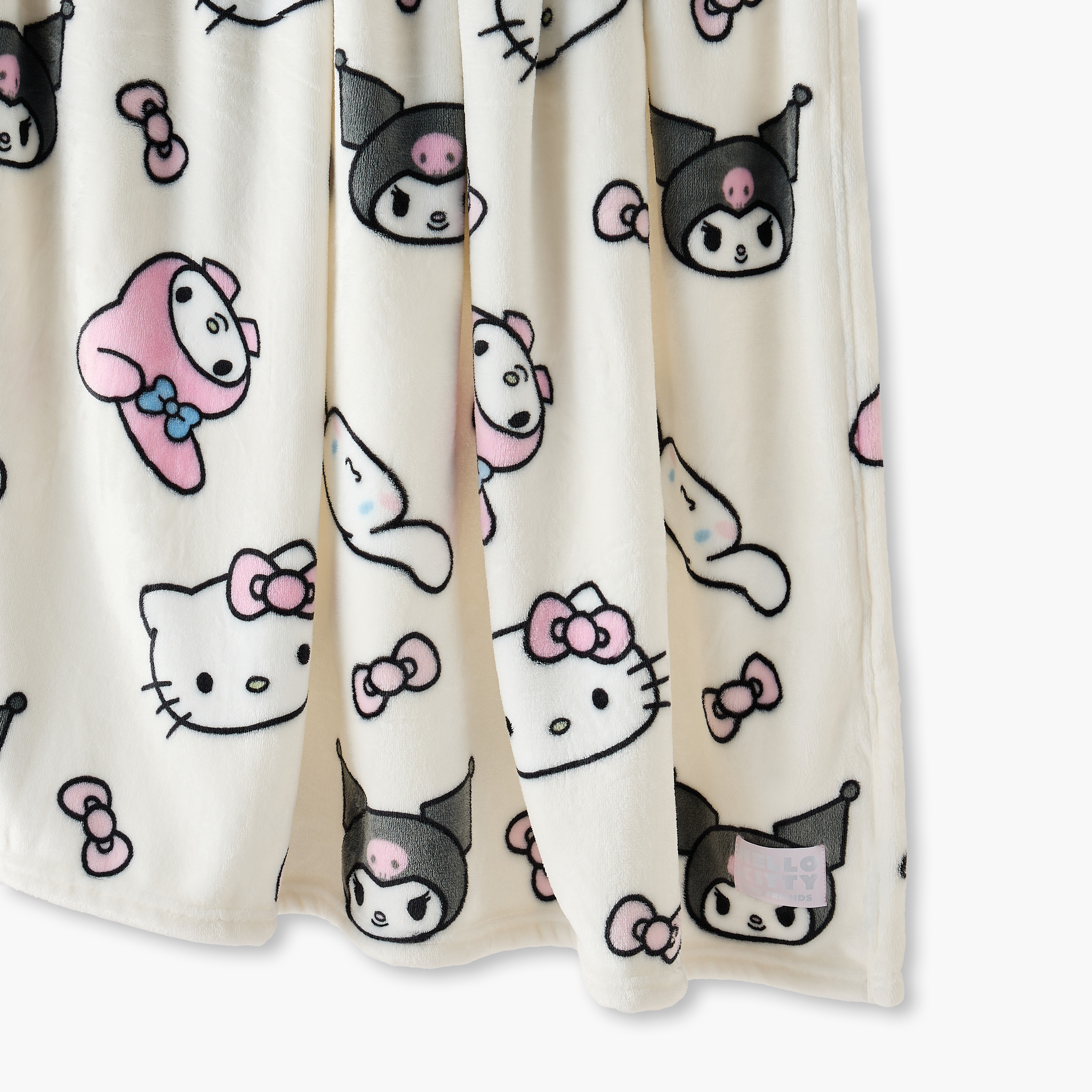 Sanrio Raschel Blanket with Hello Kitty Print, 150x200 cm-baby-nursery-blanketsandswaddles-receivingblankets-image-4