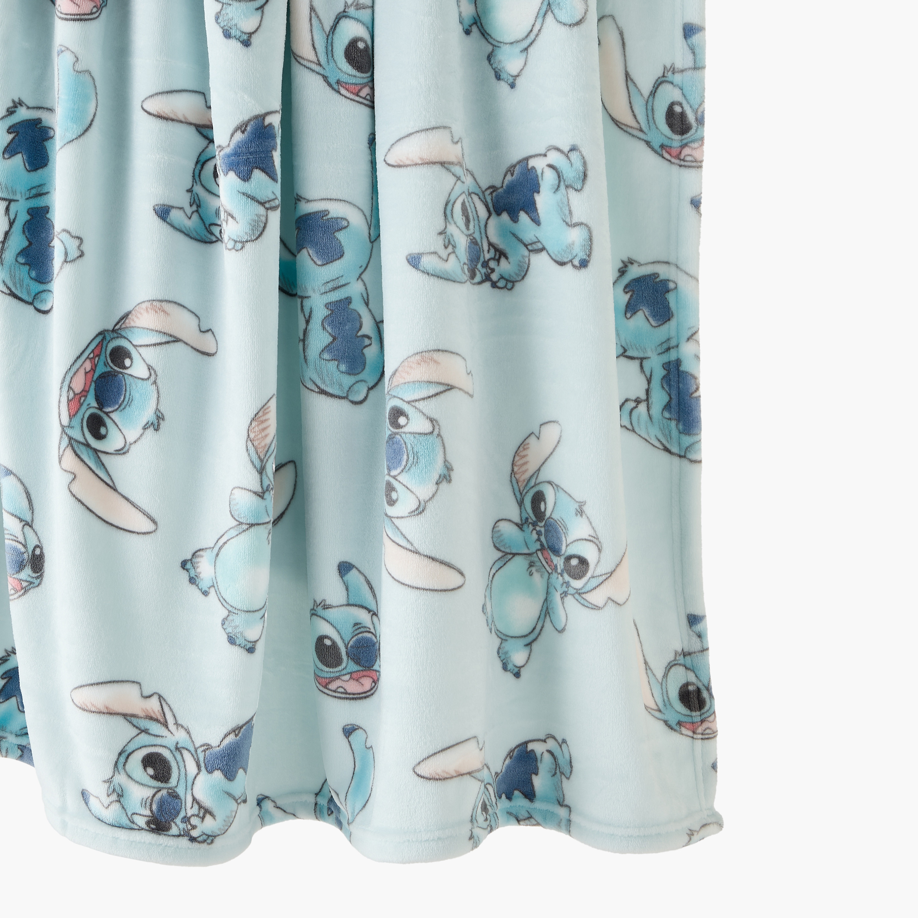 Disney Raschel Blanket with Stitch Print, 150x200 cm-baby-nursery-blanketsandswaddles-receivingblankets-image-4