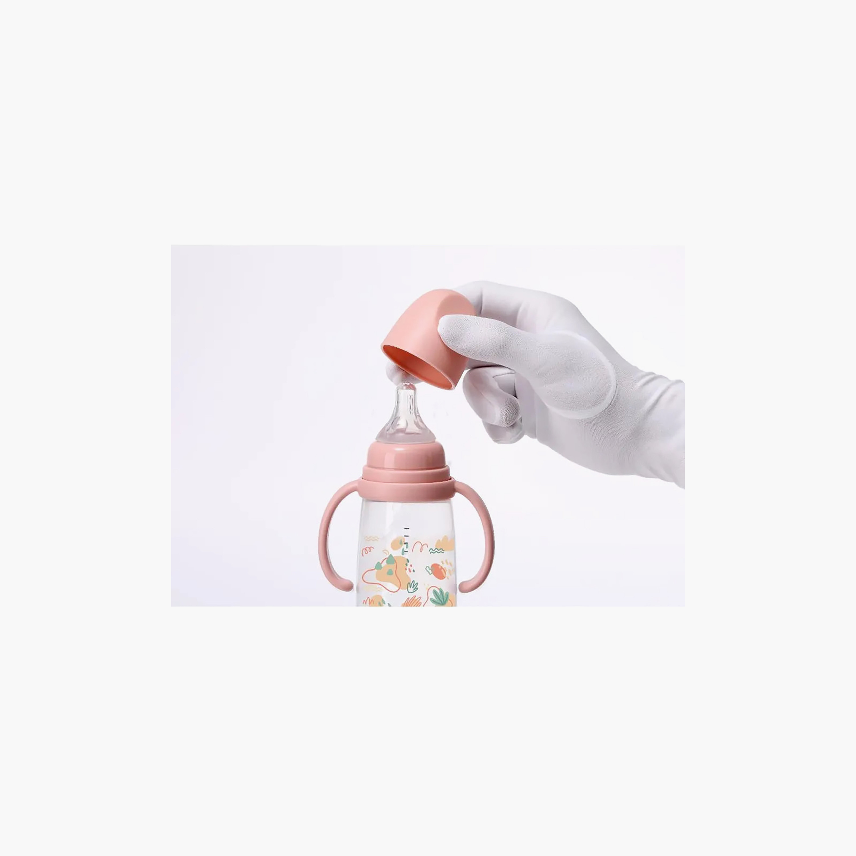 Luqu Feeding Bottle - 240 ml ( 6 months+)-baby-feeding-feedingbottles-bottlesandteats-image-2