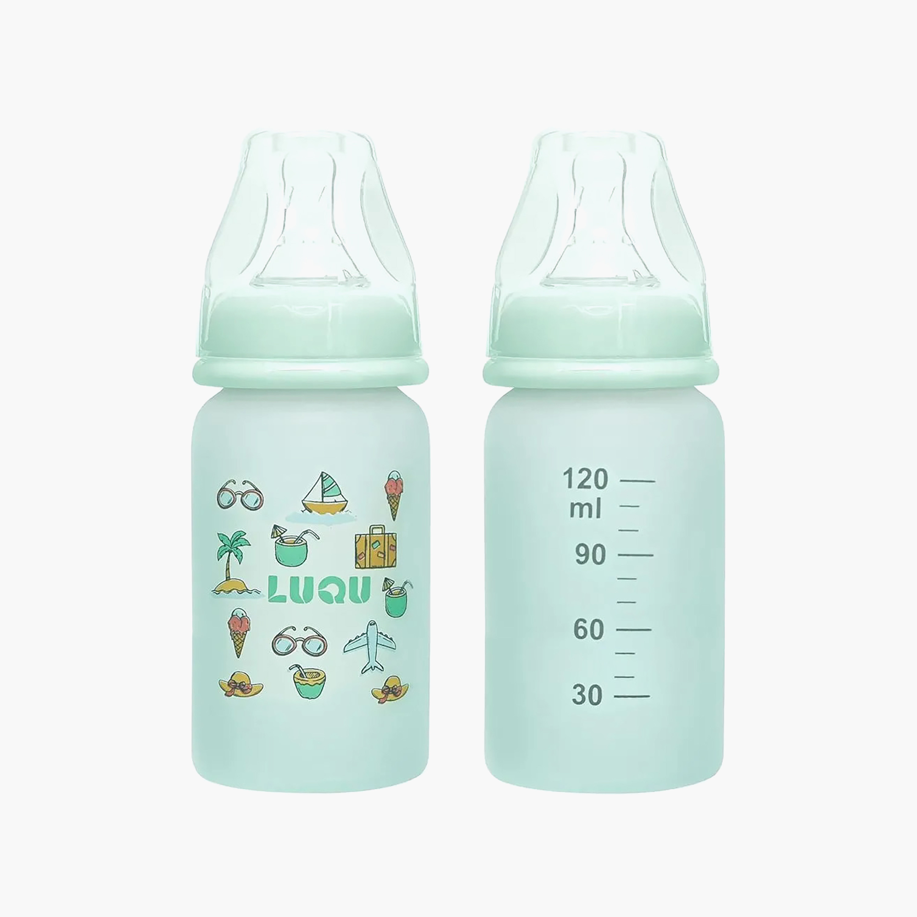 قارورة رضّاعة زجاج من لوكو - 60 مل (من عمر 0 شهر فأكثر)-baby-feeding-feedingbottles-bottlesandteats-image-7