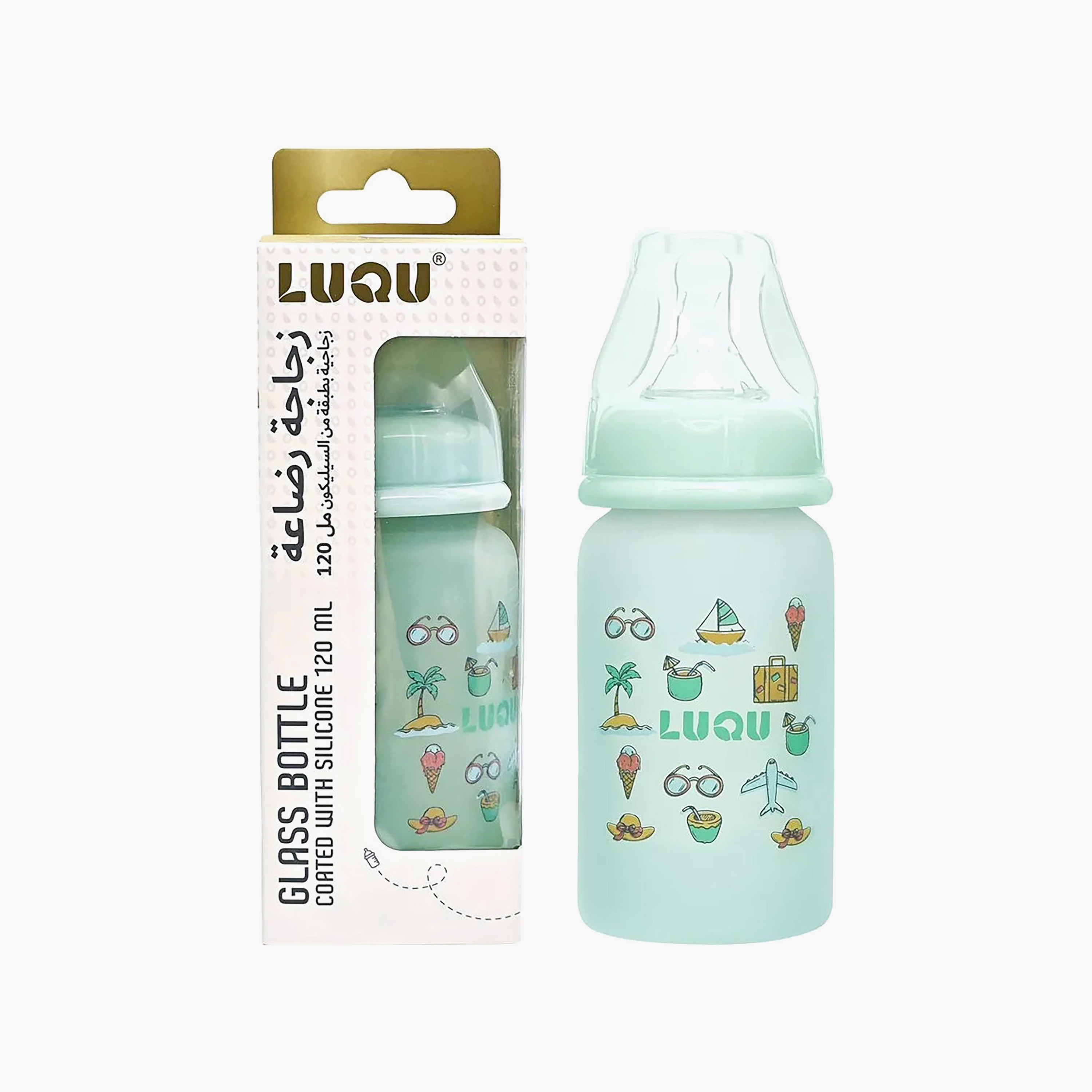 قارورة رضّاعة زجاج من لوكو - 60 مل (من عمر 0 شهر فأكثر)-baby-feeding-feedingbottles-bottlesandteats-image-9
