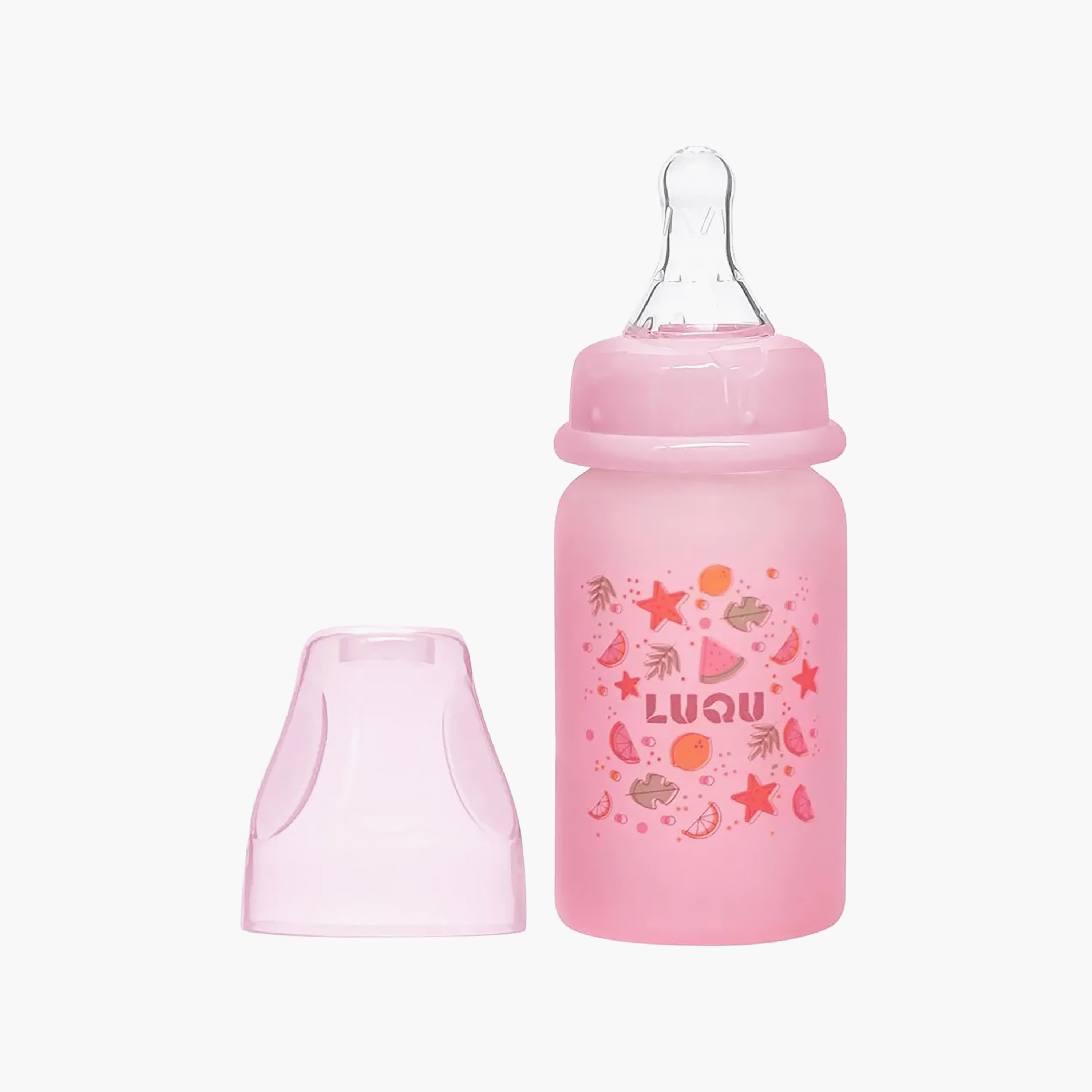 قارورة رضّاعة زجاج من لوكو - 60 مل (من عمر 0 شهر فأكثر)-baby-feeding-feedingbottles-bottlesandteats-image-1