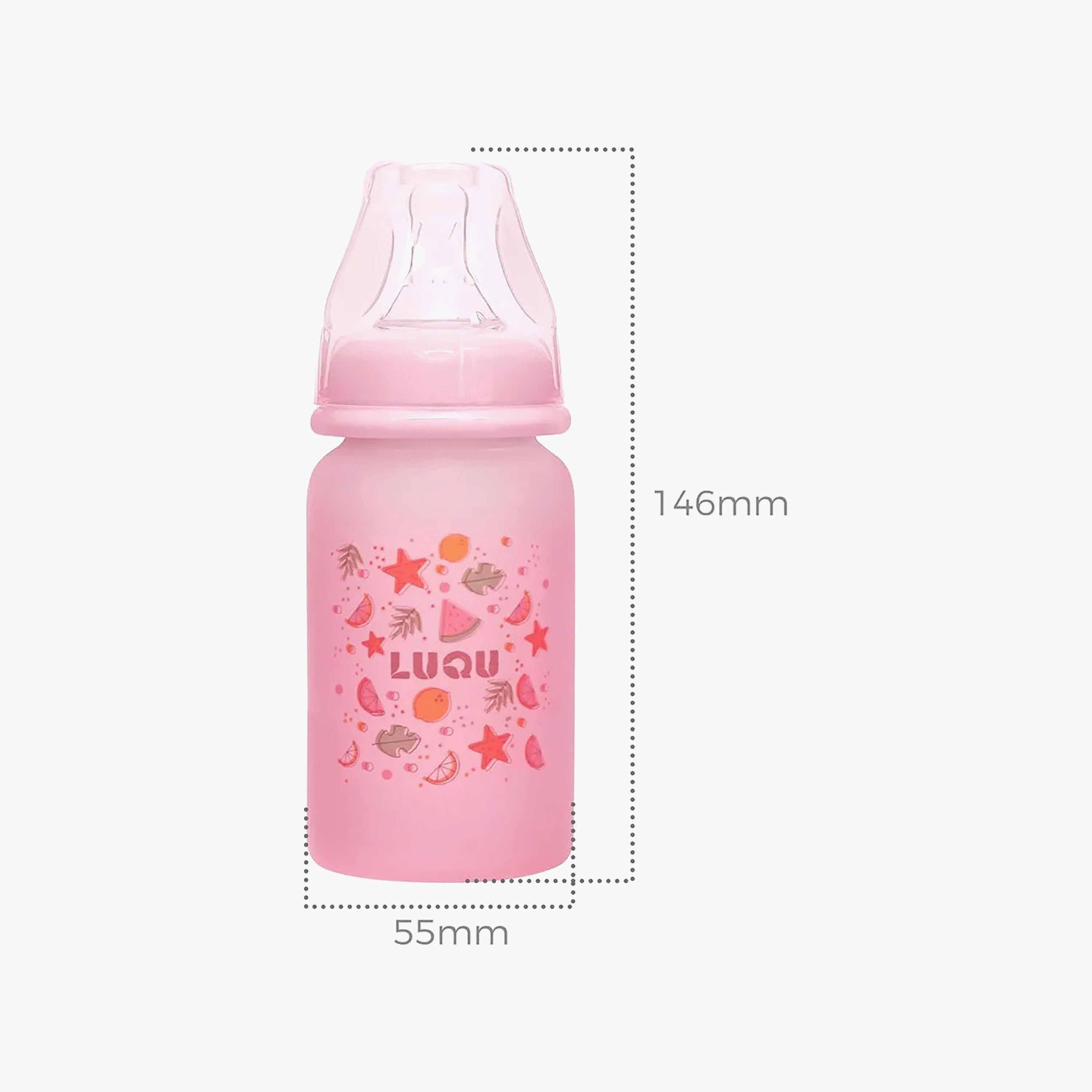 قارورة رضّاعة زجاج من لوكو - 60 مل (من عمر 0 شهر فأكثر)-baby-feeding-feedingbottles-bottlesandteats-image-8