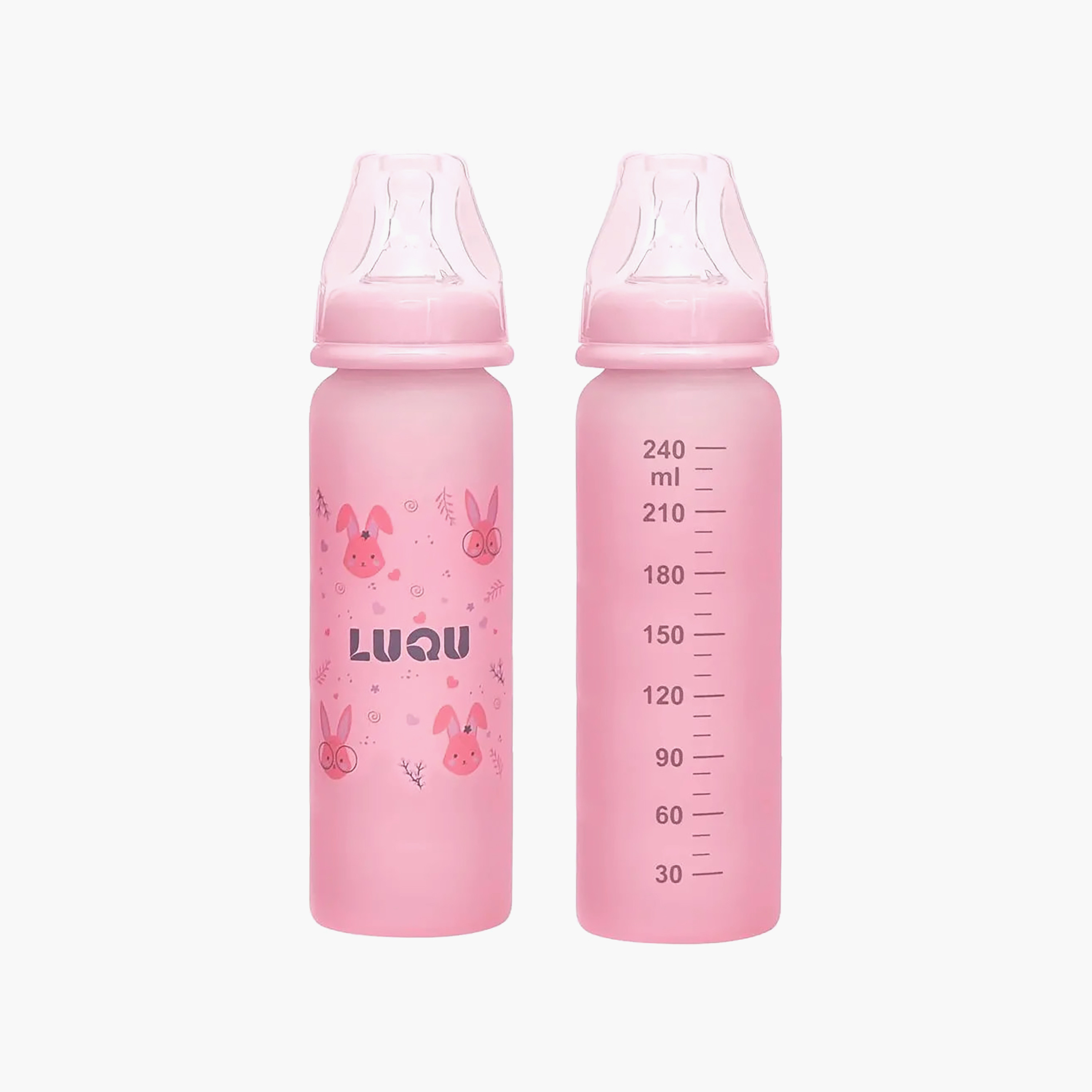 رضّاعة زجاج من لوكو - 240 مل (6 شهور فأكثر)-baby-feeding-feedingbottles-bottlesandteats-image-7